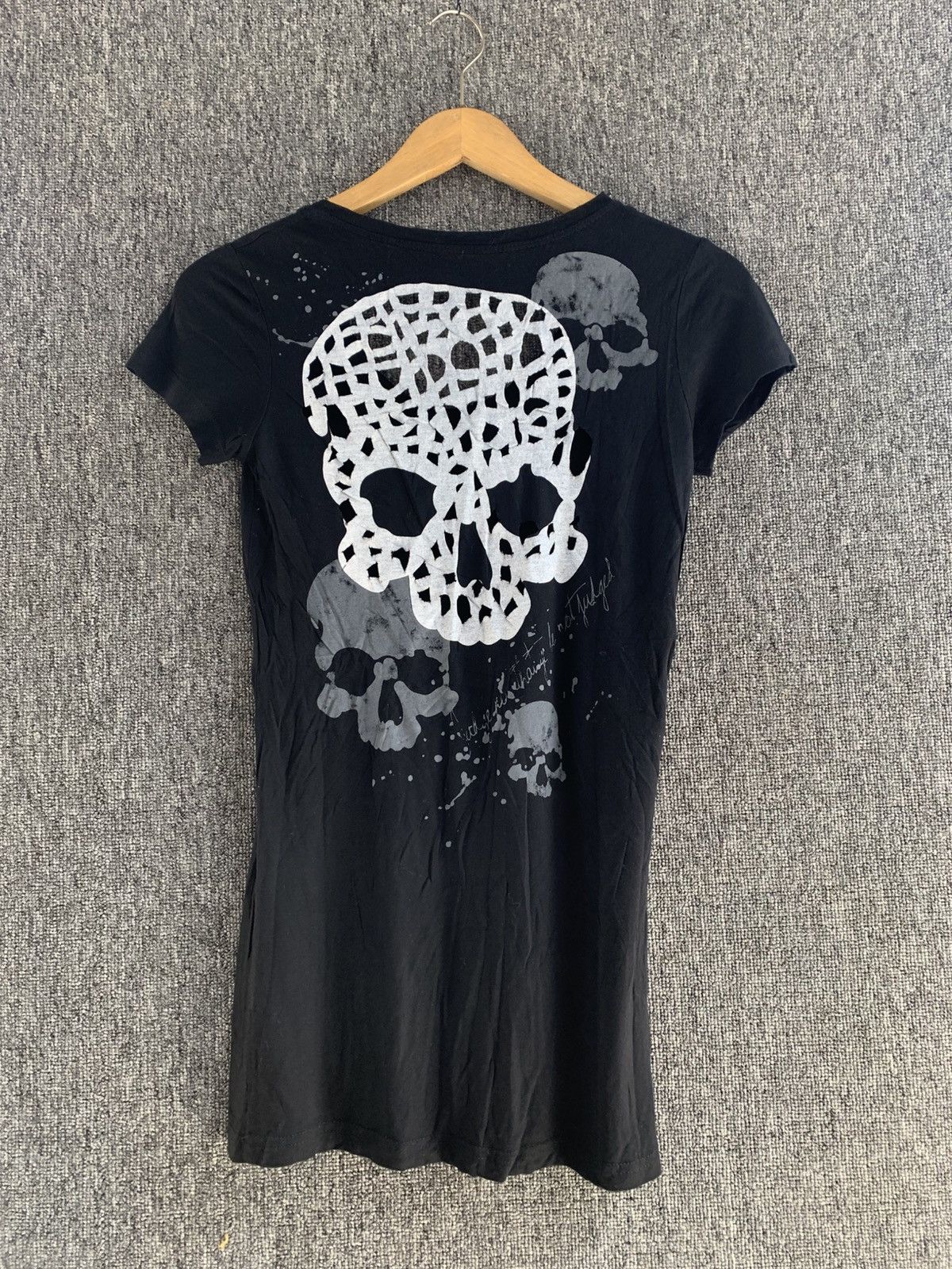 Japanese Brand Crazy Gothic Poem Skulls Ripped Japanese Brand Size M / US 6-8 / IT 42-44 - 4 Thumbnail