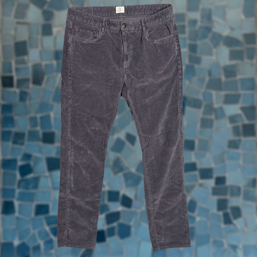 Faherty Faherty Pants Mens 34x32 Corduroy 5 Pocket Casual Stretch Classic Fit Trouser Corduroy Chino Solid Gray Cotton Spandex 5-Pocket Faherty Mens尺 Size US 34 / EU 50 - 1 Thumbnail