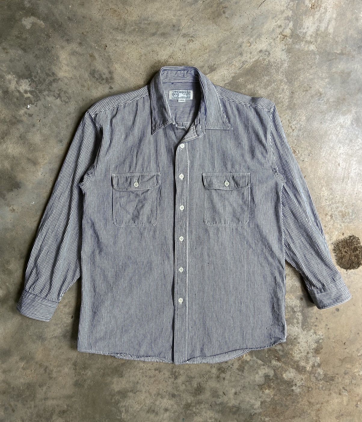 Japanese Brand × Seventh × Vintage Vintage Seventh club hickory shirt Size US M / EU 48-50 / 2 - 1 Thumbnail