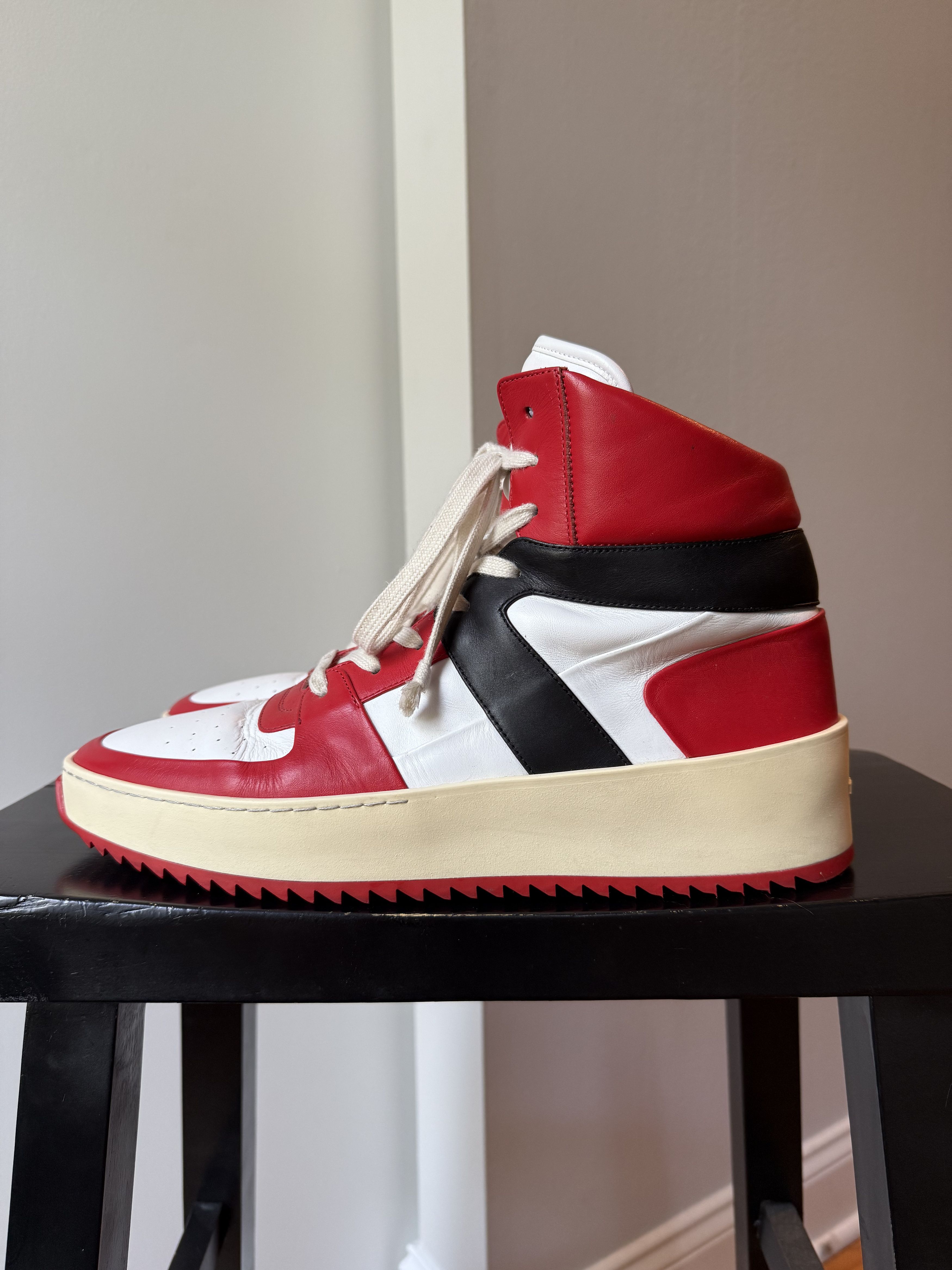 Fear of God Varsity Red Basketball Sneakers Size US 11 / EU 44 - 3 Thumbnail