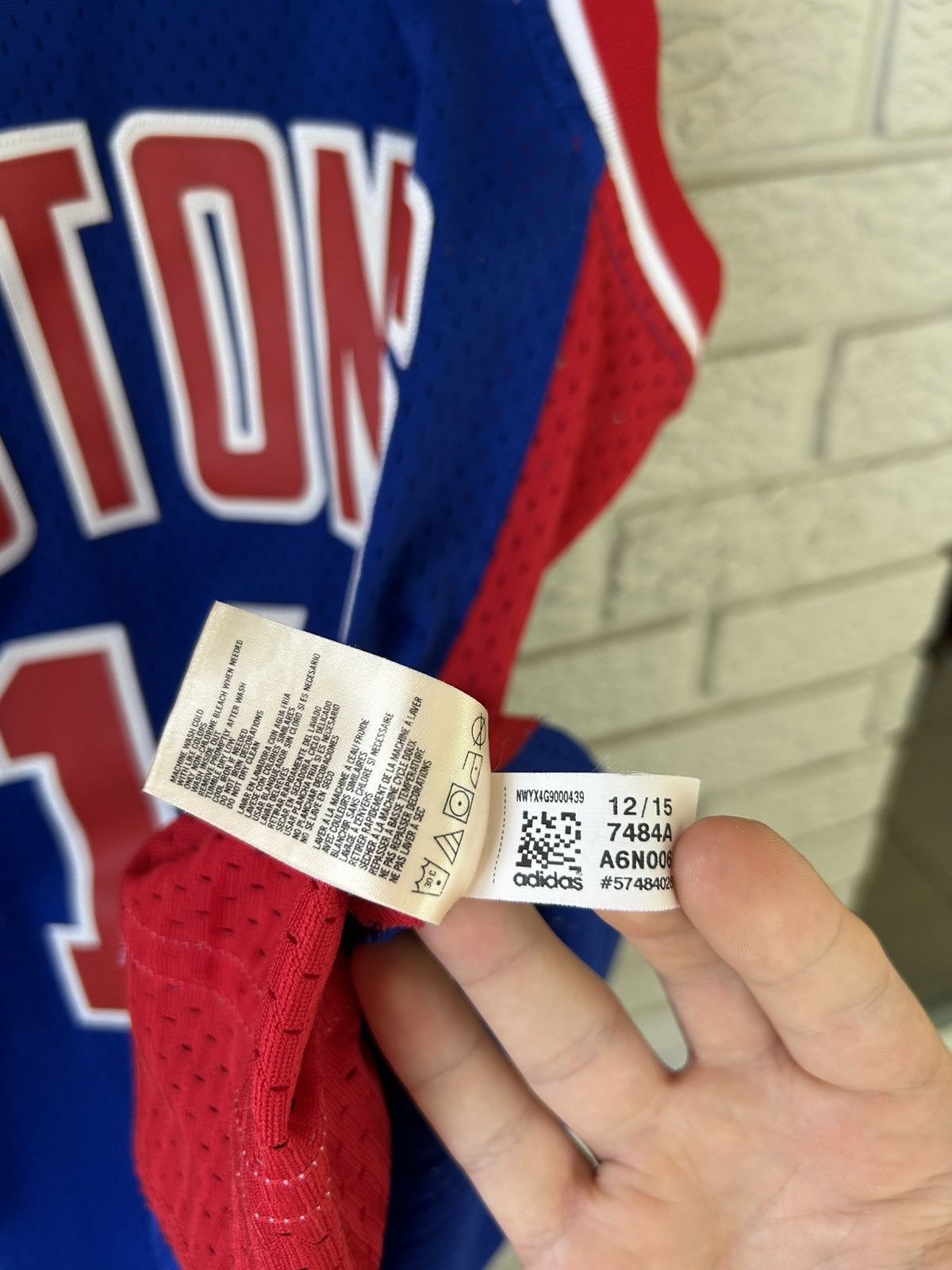 Adidas Adidas Detroit Pistons Hardwood Classics Isiah Thomas Jersey Size US M / EU 48-50 / 2 - 13 Thumbnail
