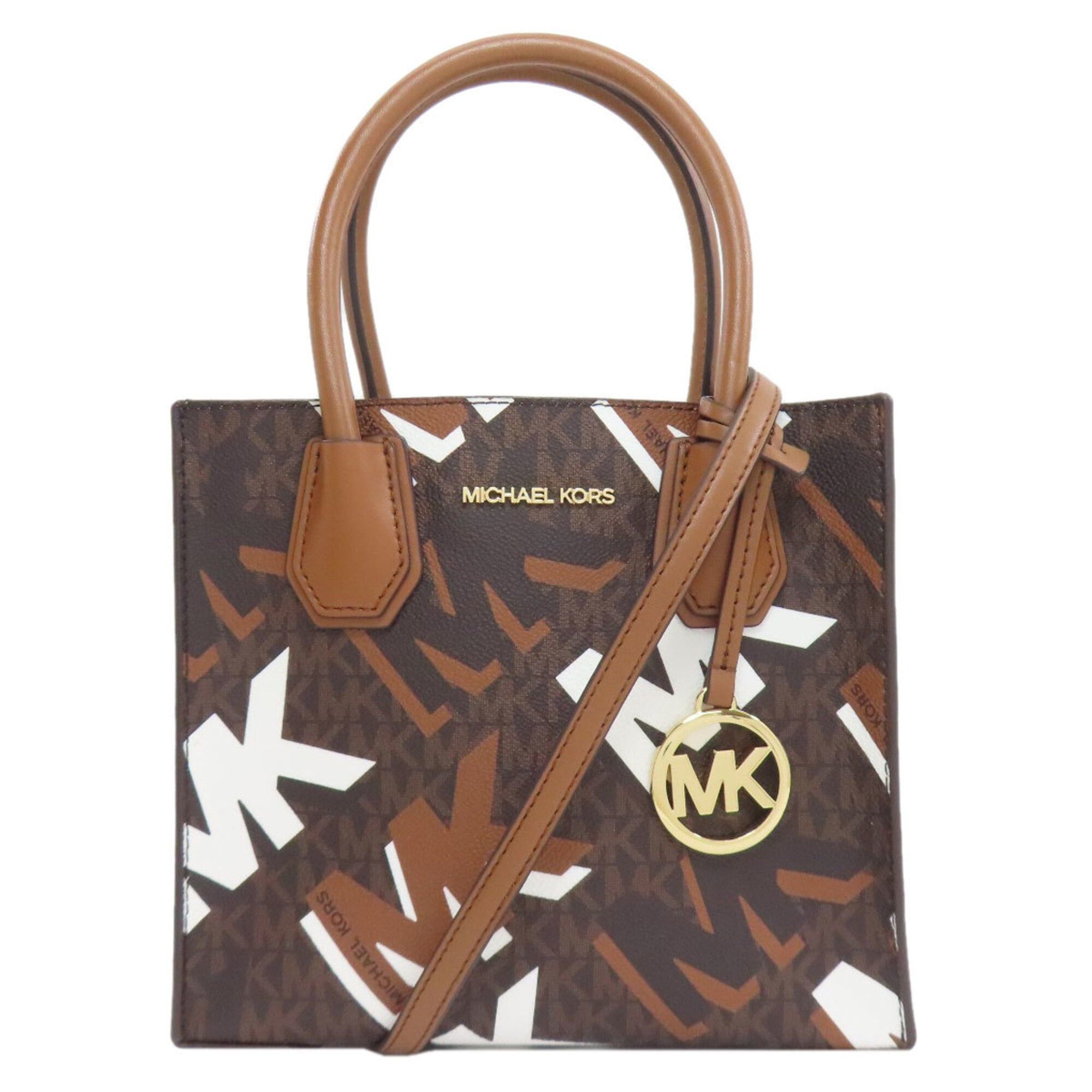 Michael Kors Michael Kors MK Signature 2-Way Handbag, PVC, Women's Size ONE SIZE - 1 Thumbnail