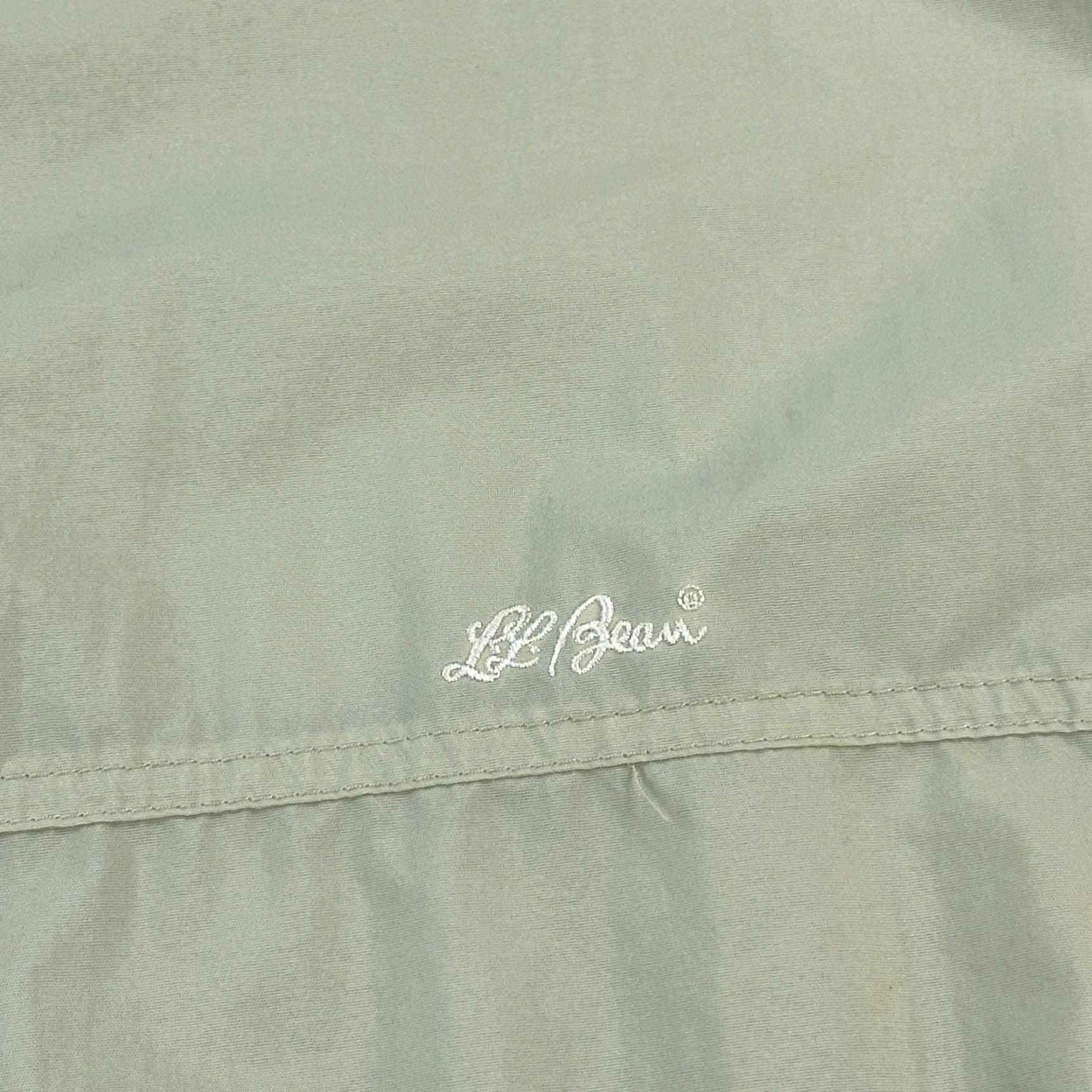 Vintage Vintage L.L. Bean Jacket Mens 2XL Tall Tan Full Zip Hooded Windbreaker Hiking 90s Streetwear Style Windbreaker Mens (Beige) Size US XXL / EU 58 / 5 - 5 Thumbnail