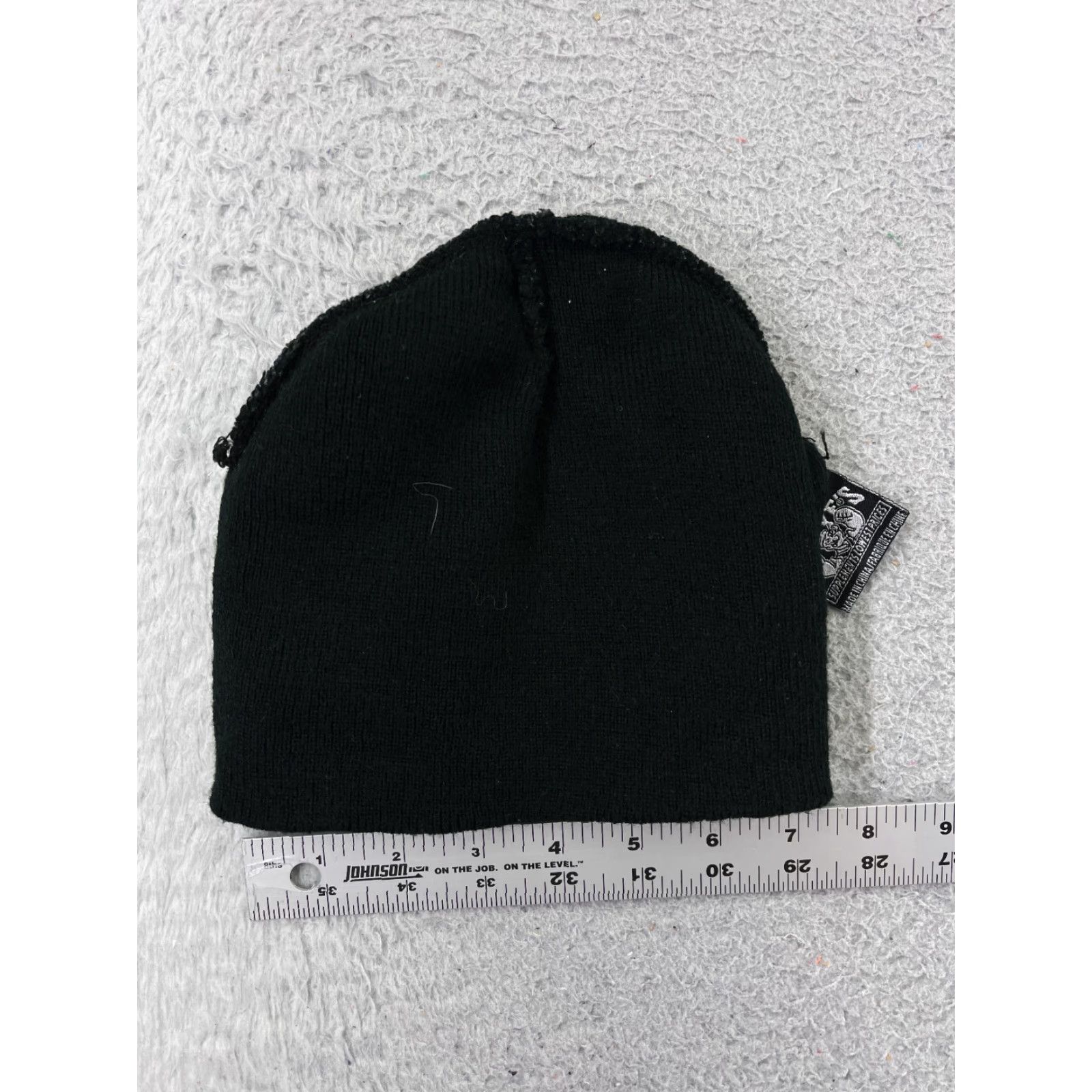Vintage Popeye's Supplements Canada Beanie Adult One Size Black 100% Acrylic Knit Size ONE SIZE - 6 Thumbnail