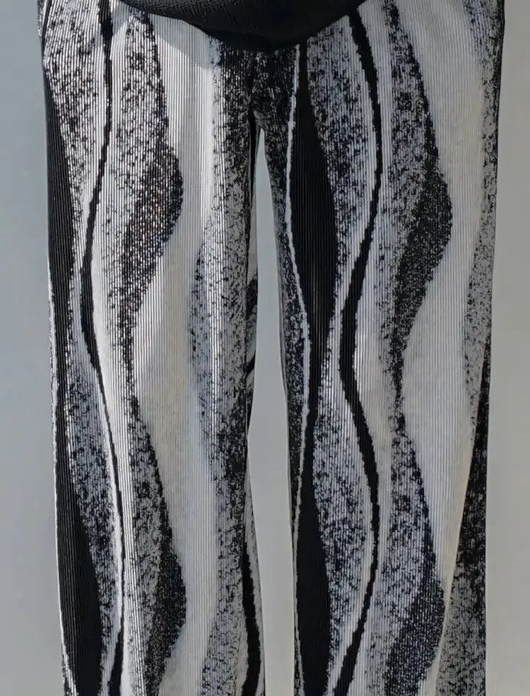 Japanese Brand × Vintage Korean fashion black tie-dye pleats pants trousers Size US 32 / EU 48 - 3 Thumbnail