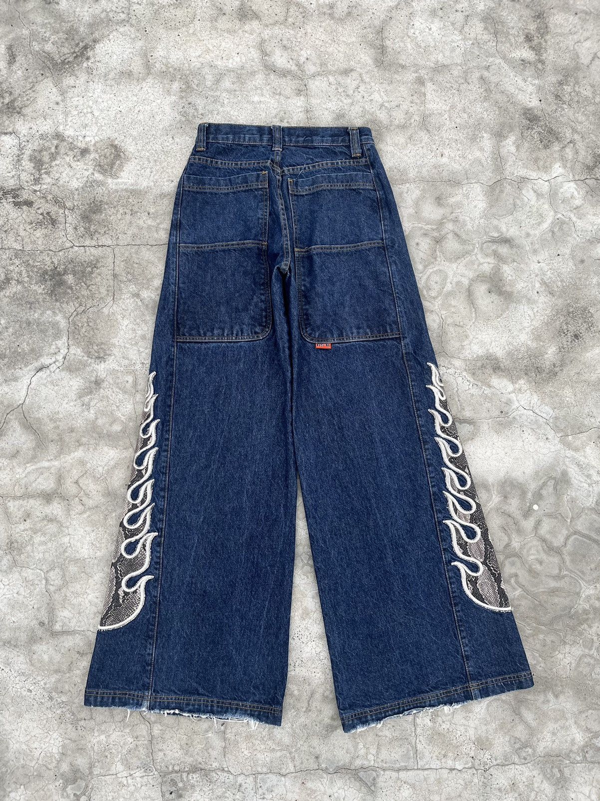JNCO Vintage Y2K Wide Leg rave skate pant Size US 27 - 3 Thumbnail