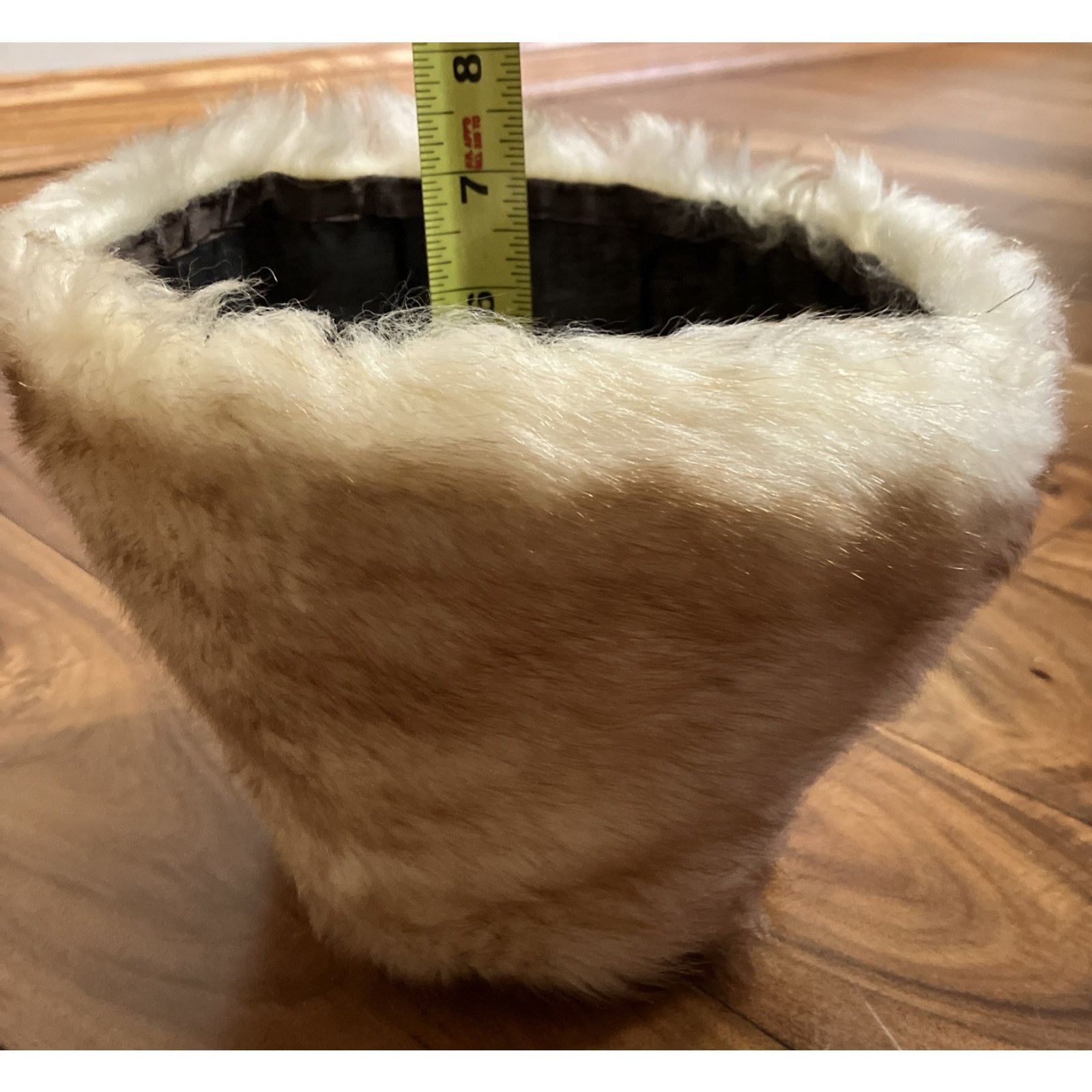 Other Cone Beehive Fur Small Hat Vtg 60s MOD Winter Cap Elegant Size ONE SIZE - 17 Thumbnail