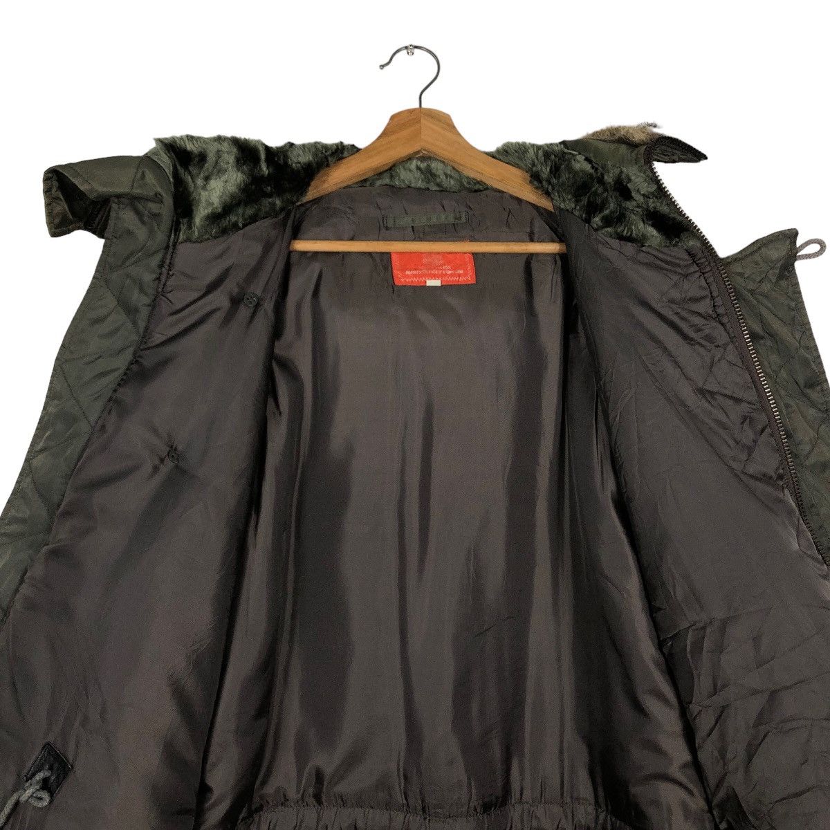 Avirex 🔥90’s Vintage Heavy Jacket Avirex USA Mink Fur Hoodie Size US L / EU 52-54 / 3 - 12 Thumbnail
