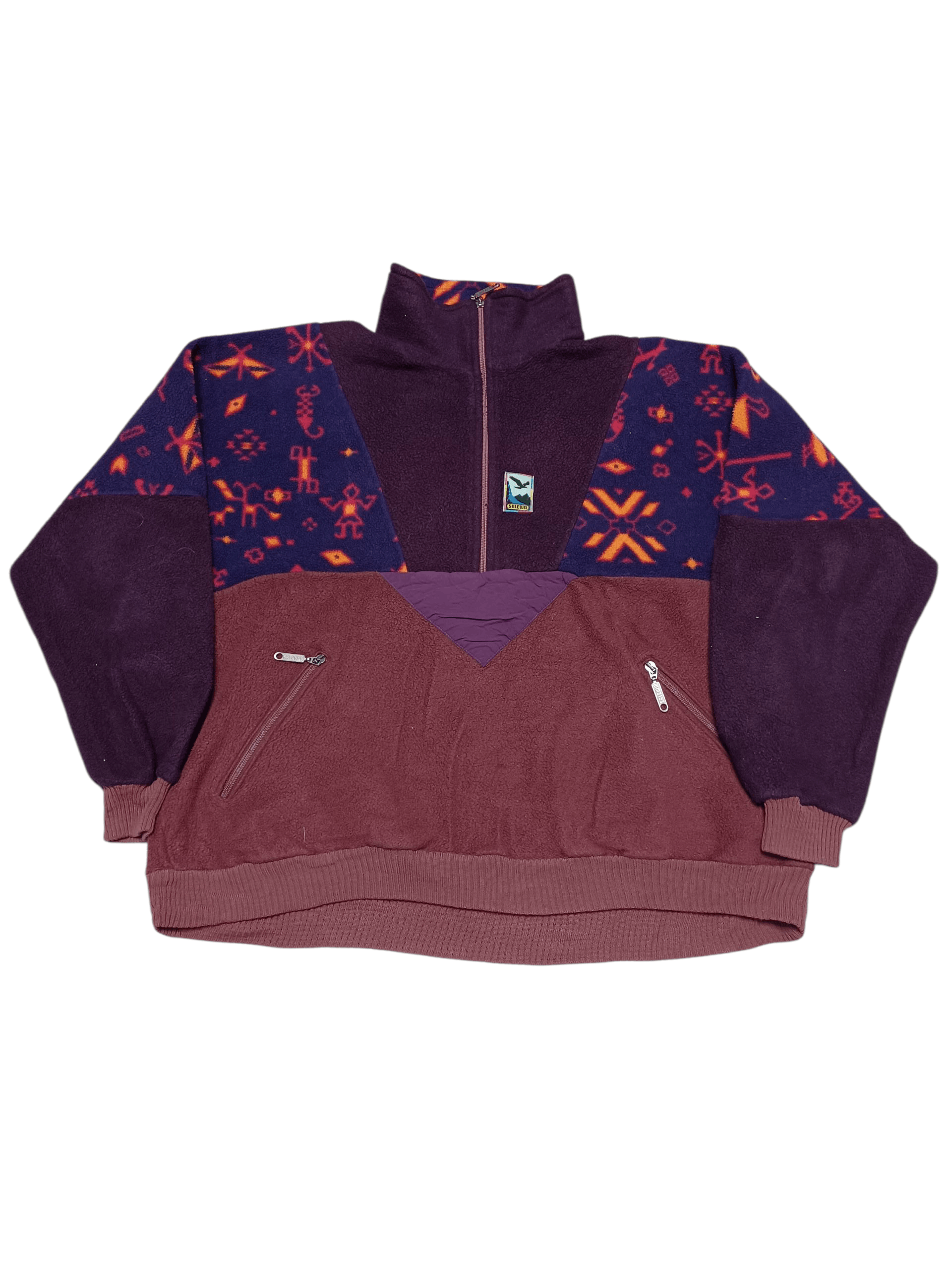 SALEWA SALEWA VINTAGE MADE IN ENGLAND FLEECE 1/3 SWEATSHIRT Size US XL / EU 56 / 4 - 1 Thumbnail
