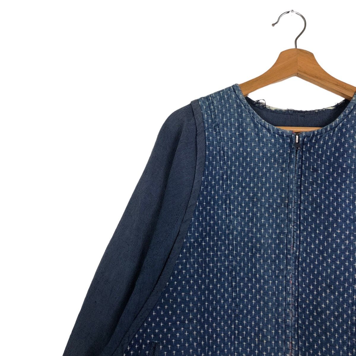 Japanese Brand 🔥Vintage Indigo Blur Blue Denim Jacket Button Japan Made Size US M / EU 48-50 / 2 - 7 Thumbnail