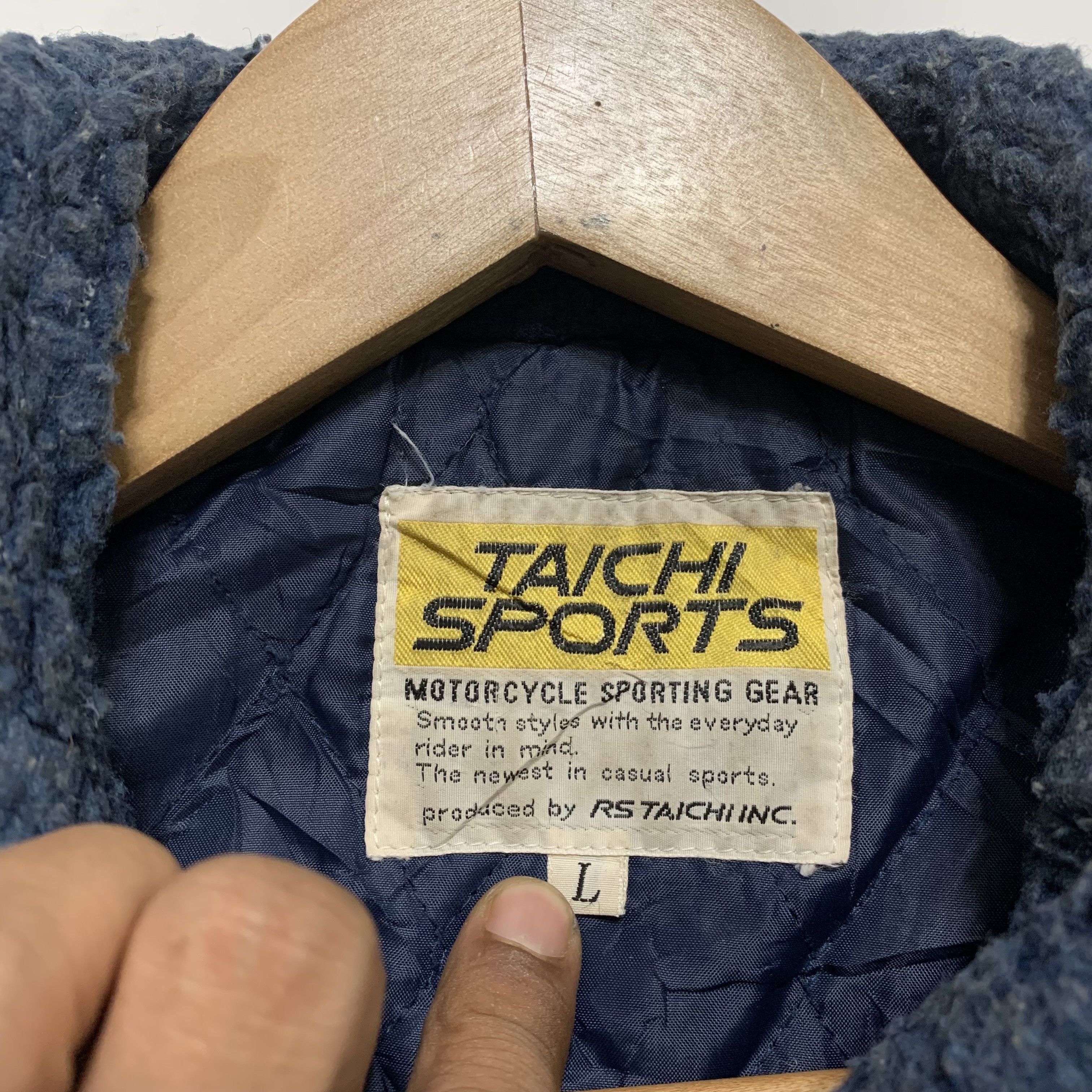 Japanese Brand RS Taichi Sports Motorcycle Racing Gear Jacket Size US L / EU 52-54 / 3 - 4 Thumbnail