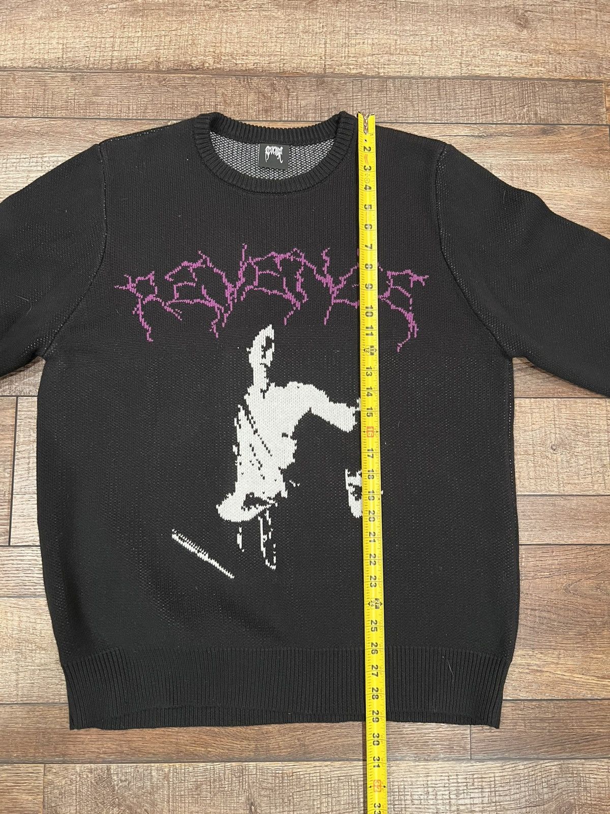 Revenge David & Goliath knit sweater Size US L / EU 52-54 / 3 - 5 Thumbnail