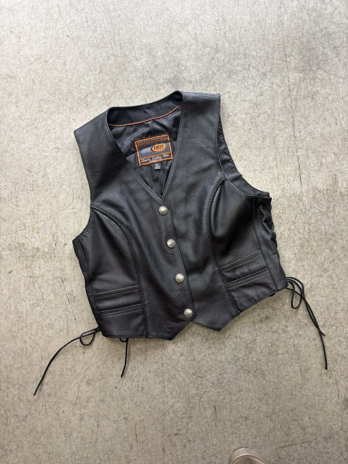 Harley Davidson Vintage Harley Davidson Vest Size XL / US 12-14 / IT 48-50 - 1 Thumbnail