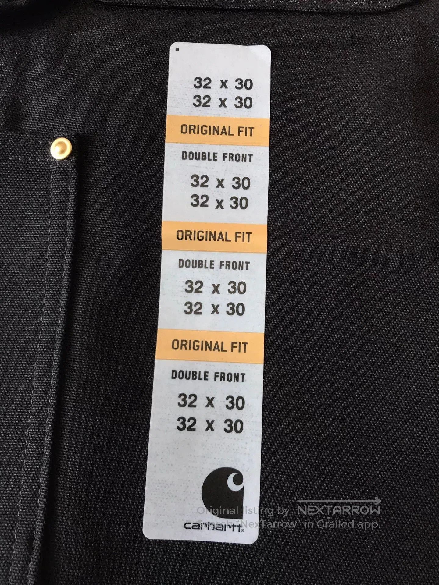 Carhartt Carhartt B01 W32L30 Work Pants. Size US 32 / EU 48 - 7 Thumbnail