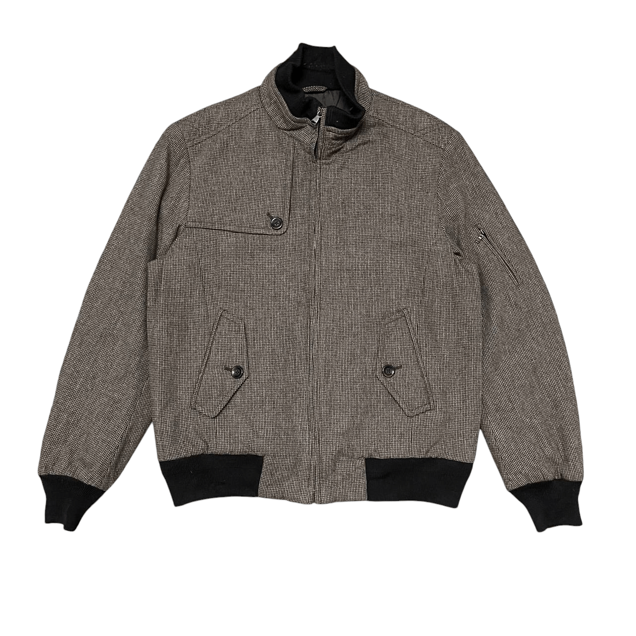 Japanese Brand Vintage Durban Wool Zipper Jacket Yohji Yamamoto Size US L / EU 52-54 / 3 - 1 Thumbnail