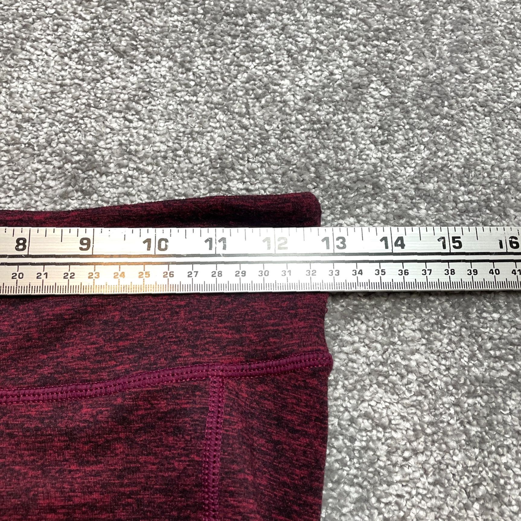 American Eagle Outfitters VINTAGE? No — American Eagle Outfitters Leggings Women S Red Solid Pull On 26x28 Inseam 28 Stretch Athletic Regular Size 28" / US 6 / IT 42 - 7 Thumbnail