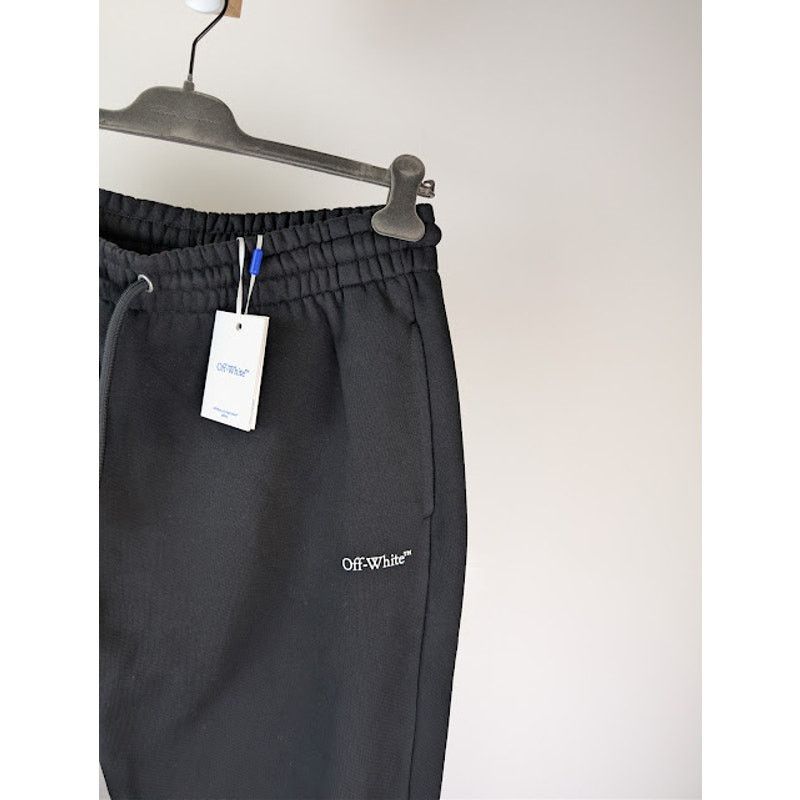 Off-White o1rshd1 Pixel Diag Sweatpants in Black / White Size US 36 / EU 52 - 6 Thumbnail