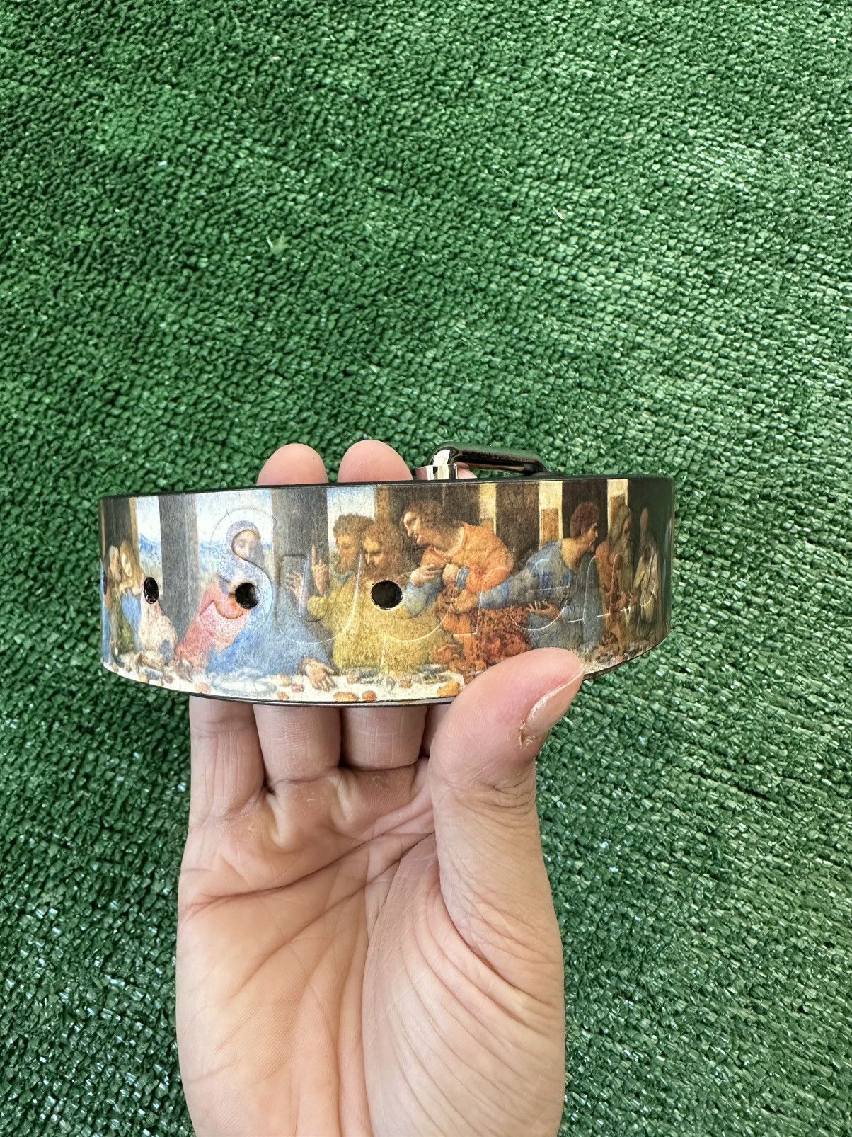 Supreme Last Supper Leather Belt 最後の晩餐 S 最後の晩餐 Supreme Last Supper Leather Belt M - メルカリ