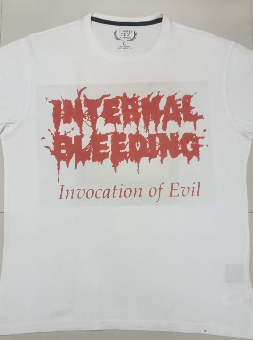 Band Tees Vintage Internal Bleeding Invocation of Evil brutal death Size US L / EU 52-54 / 3 - 1 Thumbnail