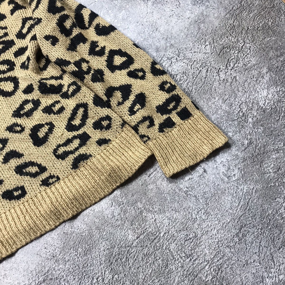 Vintage Vintage Y2K Leopard Print Oversized Knit Sweater Grunge M Size M / US 6-8 / IT 42-44 - 4 Thumbnail
