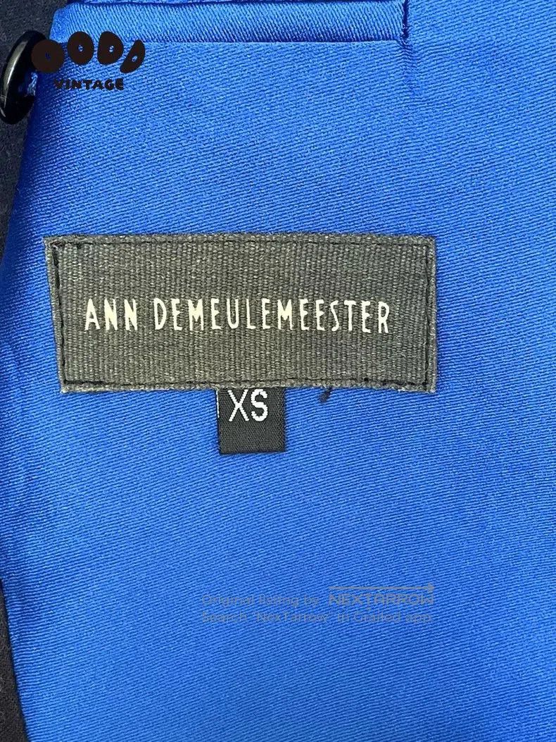 Ann Demeulemeester Ann Demeulemeester 12AW Blue Napoleon Jacket. Size US S / EU 44-46 / 1 - 6 Thumbnail