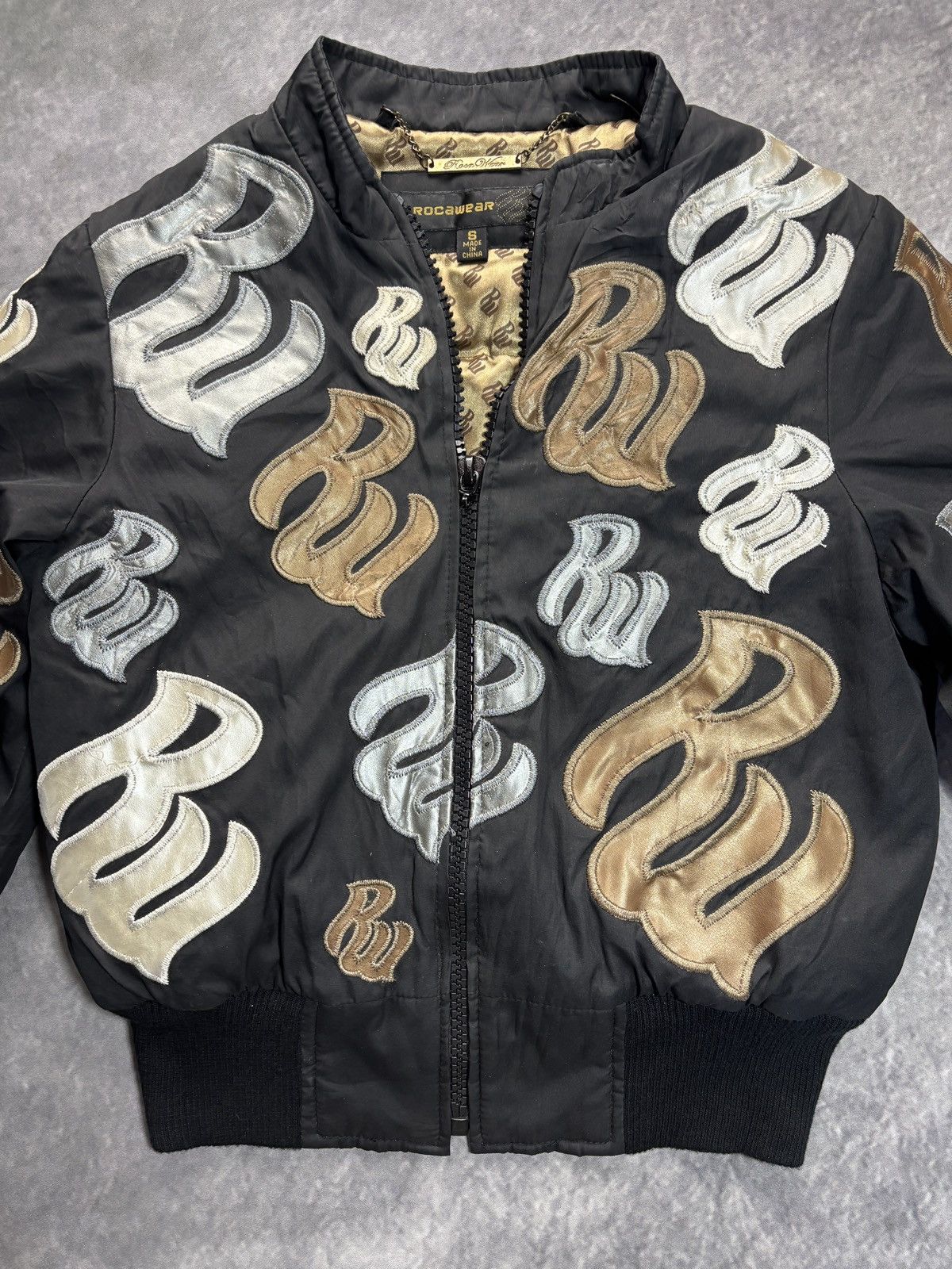 Rocawear Vintage Rocawear Bomber Jacket Goose Down Puffer Y2K Winter Size S / US 4 / IT 40 - 3 Thumbnail