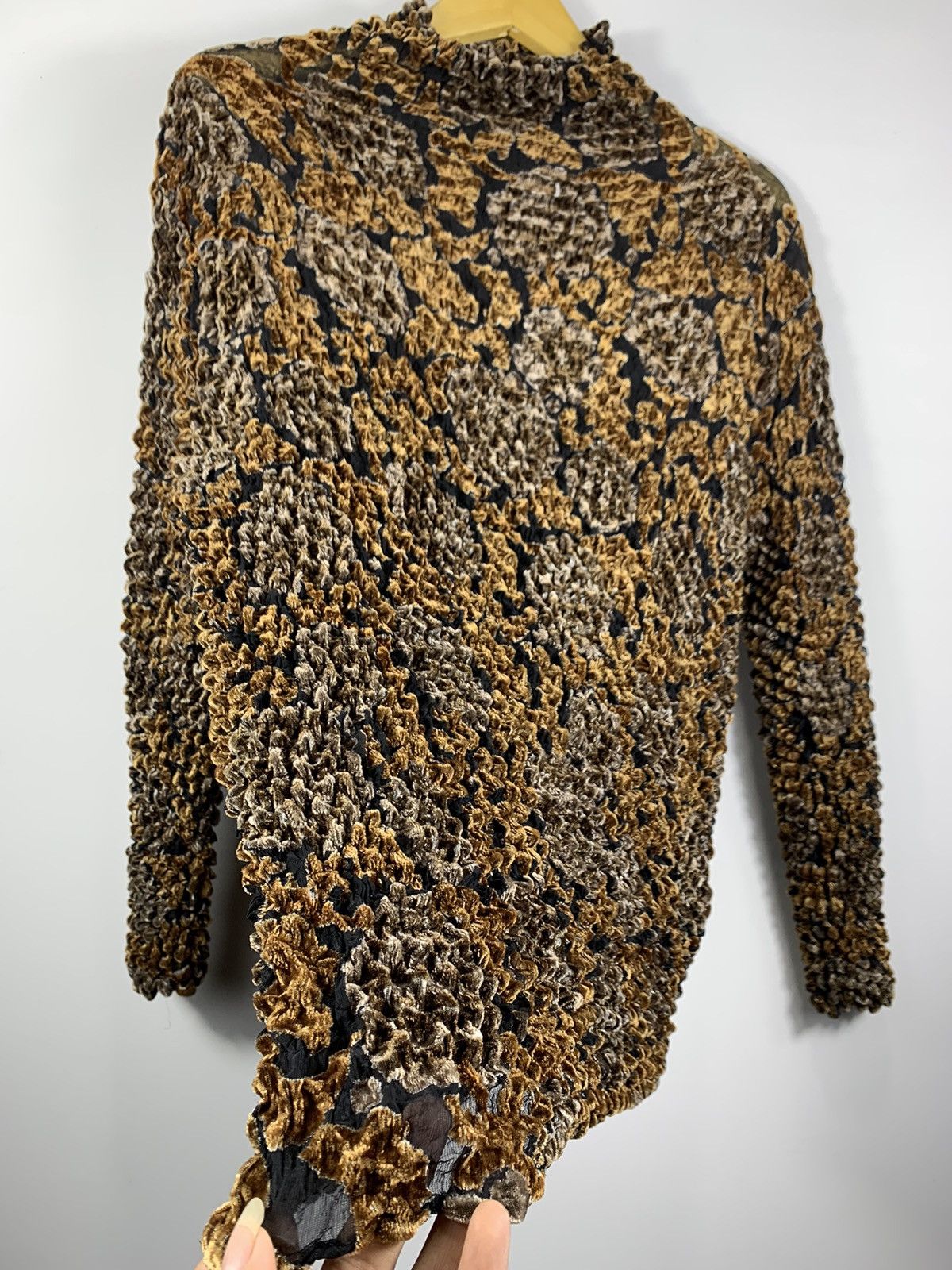 Issey Miyake Rave Wear Spider Shibori Top Shirt Corrose Style Size US M / EU 48-50 / 2 - 2 Thumbnail