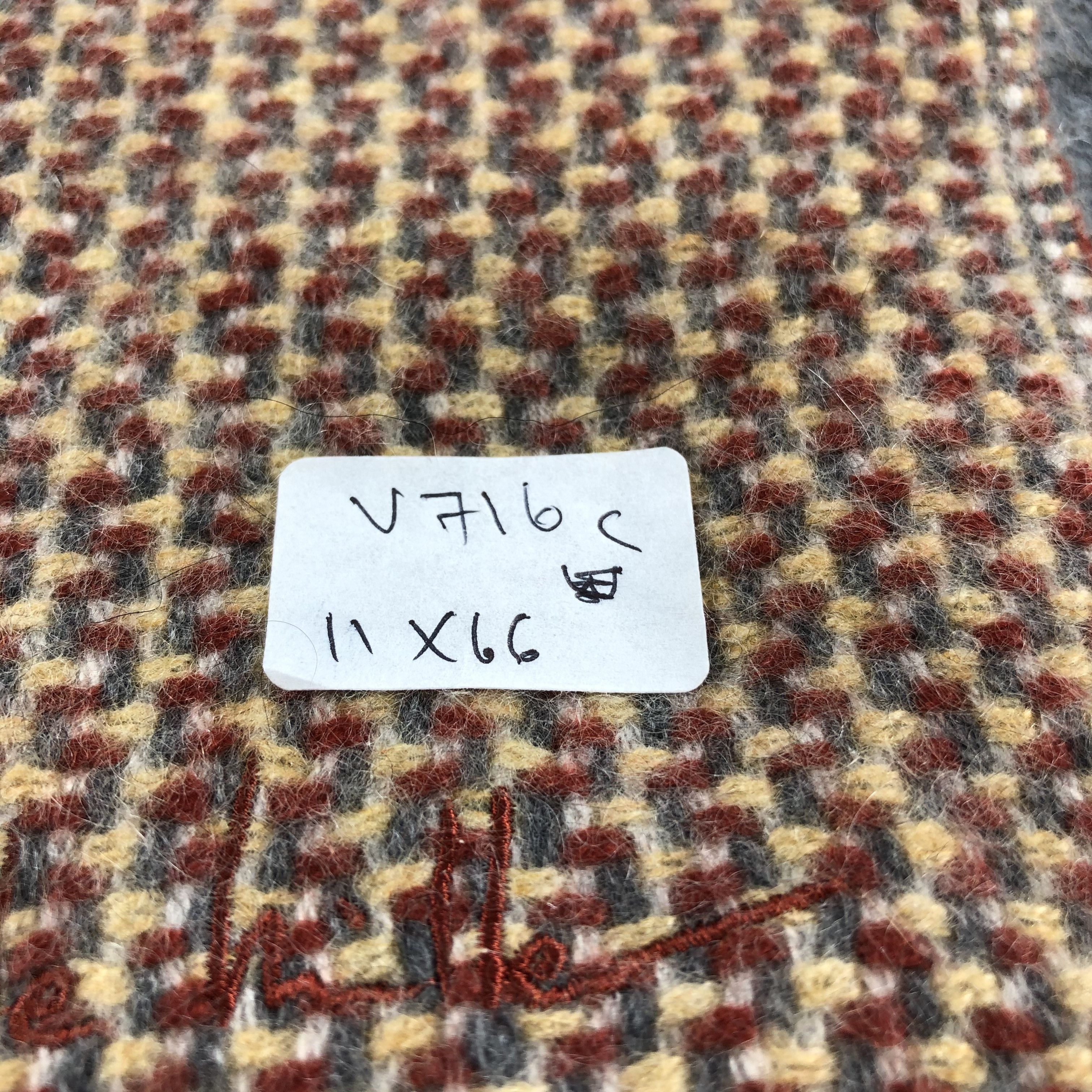Nicole Miller Nicole Miller Cashmere Scarf Muffler V716 Size ONE SIZE - 6 Thumbnail