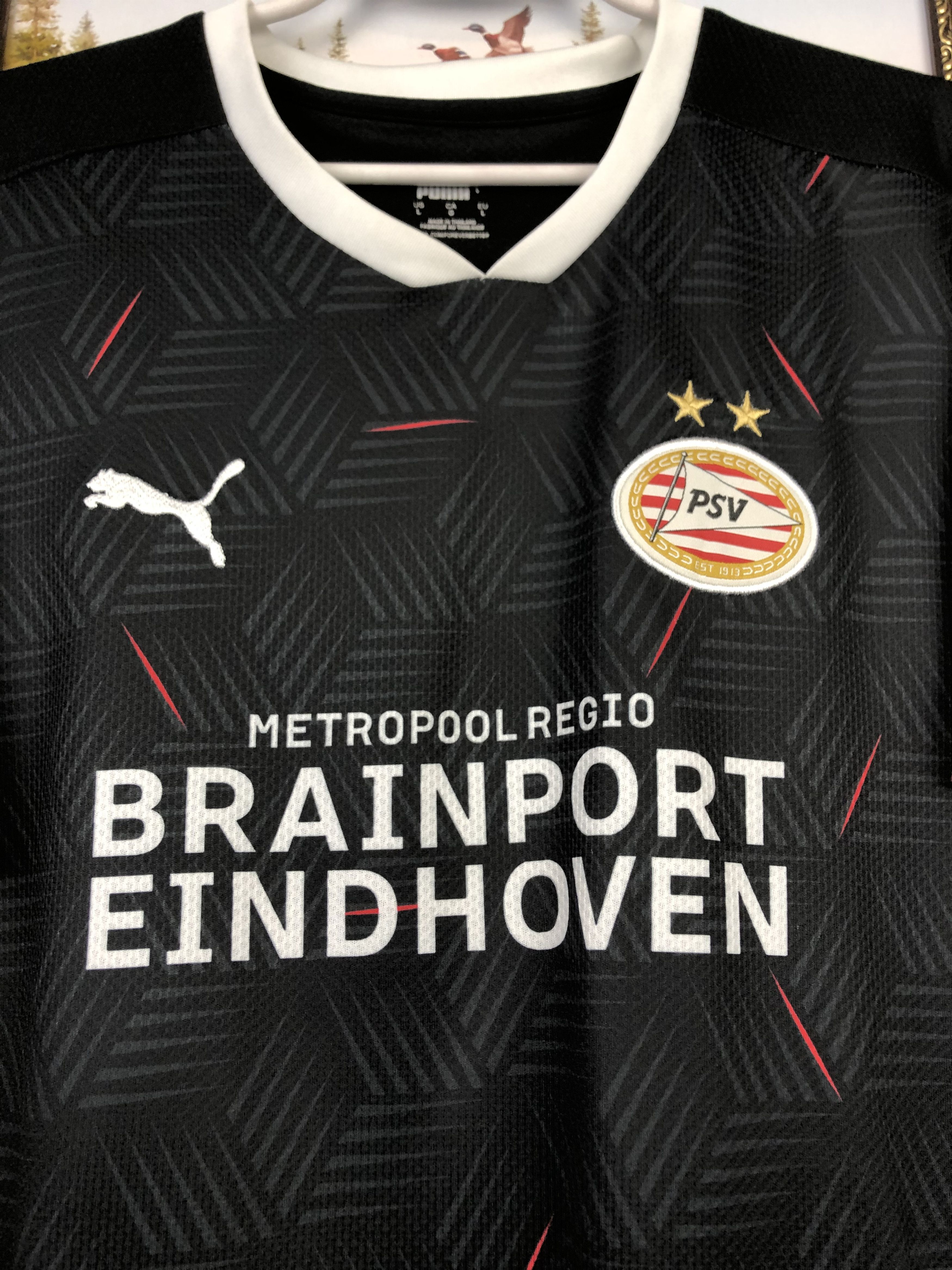 Puma PSV Eindhoven football shirt 2020 Soccer #17 Richard Jersey Size US L / EU 52-54 / 3 - 5 Thumbnail
