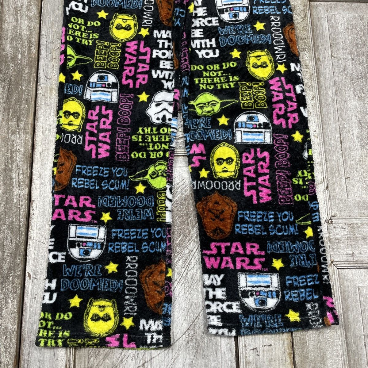 Star Wars × Vintage Vintage Fleece Star Wars Overprint Sweatpants Size 31" - 3 Thumbnail