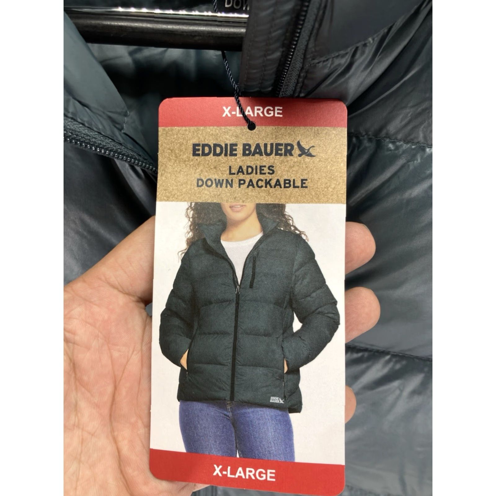 Eddie Bauer Eddie Bauer Down Puffer Jacket Coat Women XL Blue Green Full Zip Packable NWT Size XL / US 12-14 / IT 48-50 - 5 Thumbnail