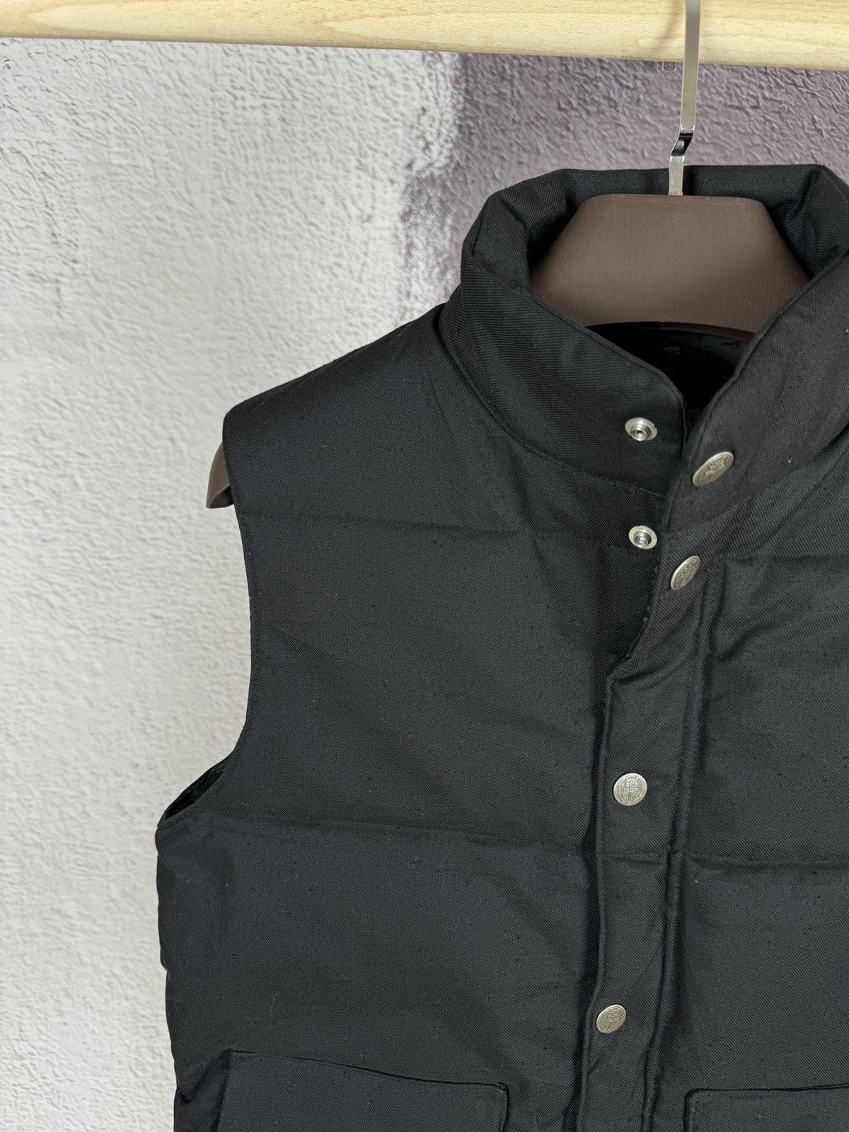 Japanese Brand The Crimie Liberty Thinsulate black vest made in Japan L Size US L / EU 52-54 / 3 - 4 Thumbnail
