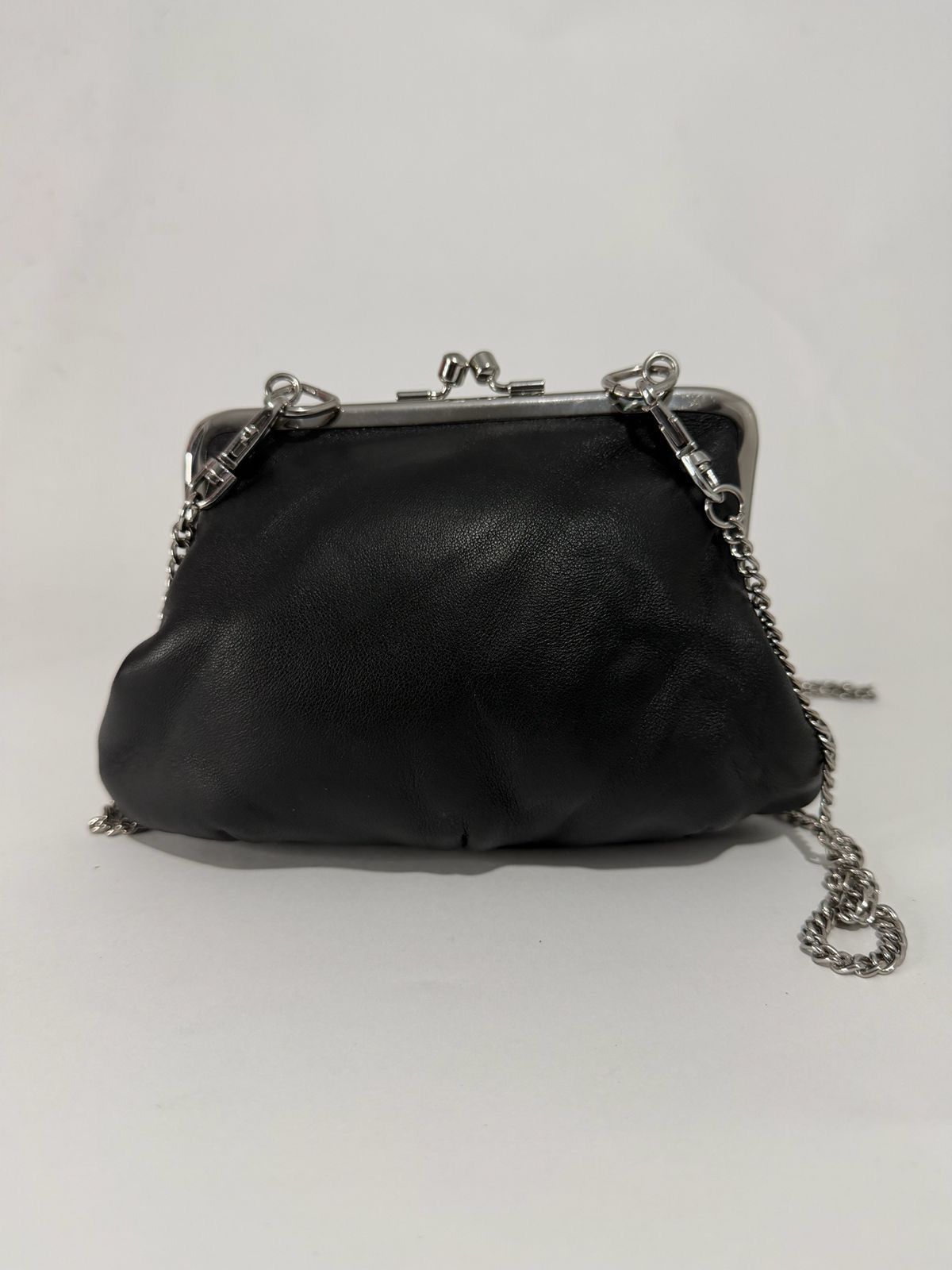 Vivienne Westwood VIVIENNE WESTWOOD GRANNY FRAME PURSE LEATHER BLACK Size ONE SIZE - 2 Thumbnail