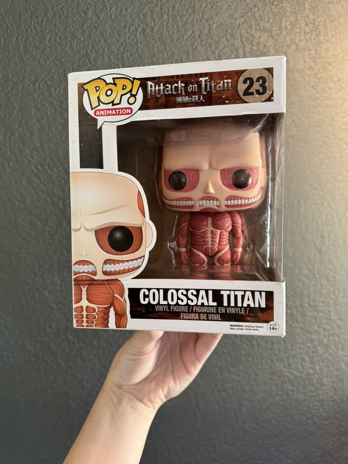 Vintage *SEALED* Authentic Attack on Titan Colossal Titan Funko Pop Size ONE SIZE - 2 Thumbnail