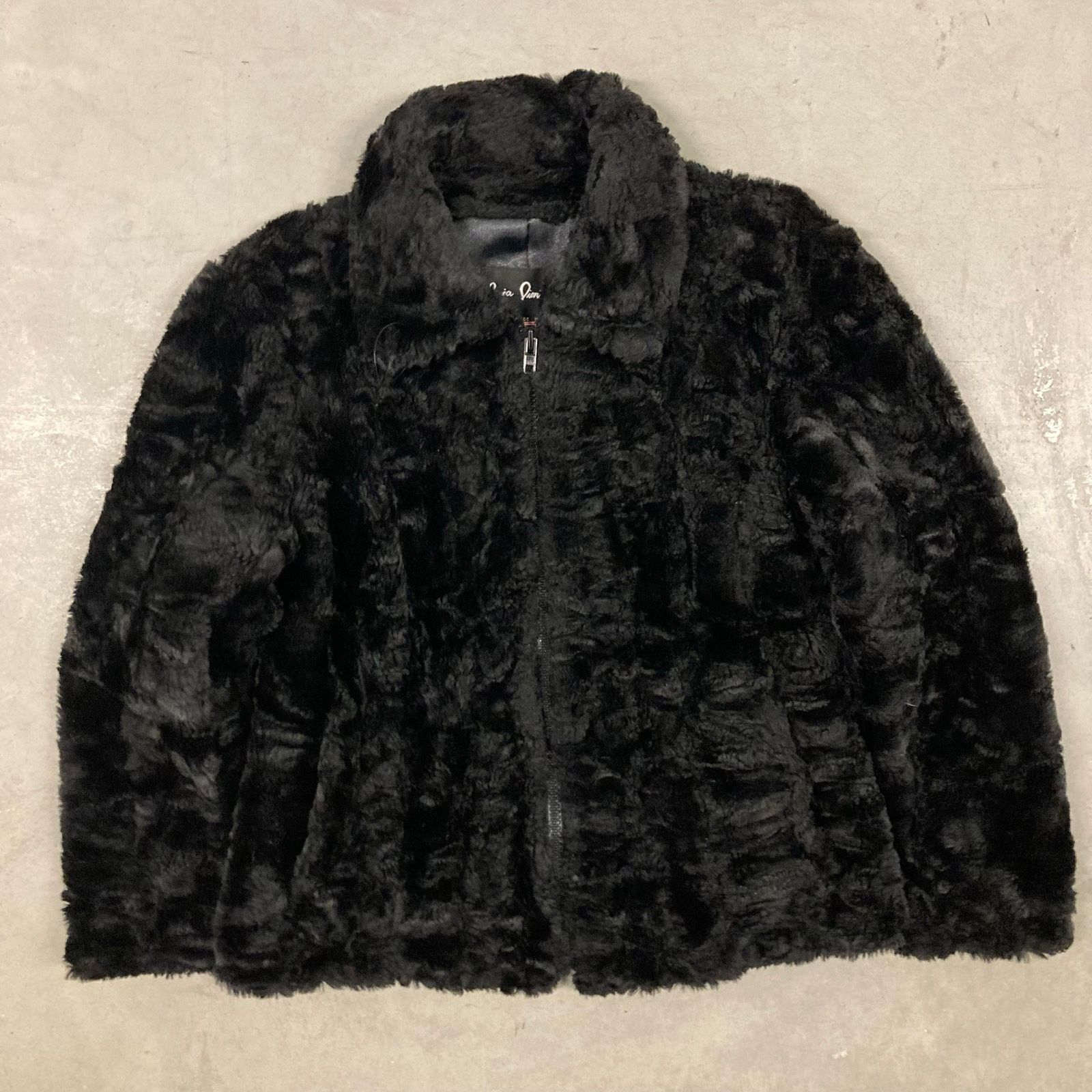 Vintage Faux fur maria dionisiou zip up coat Size M / US 6-8 / IT 42-44 - 1 Thumbnail