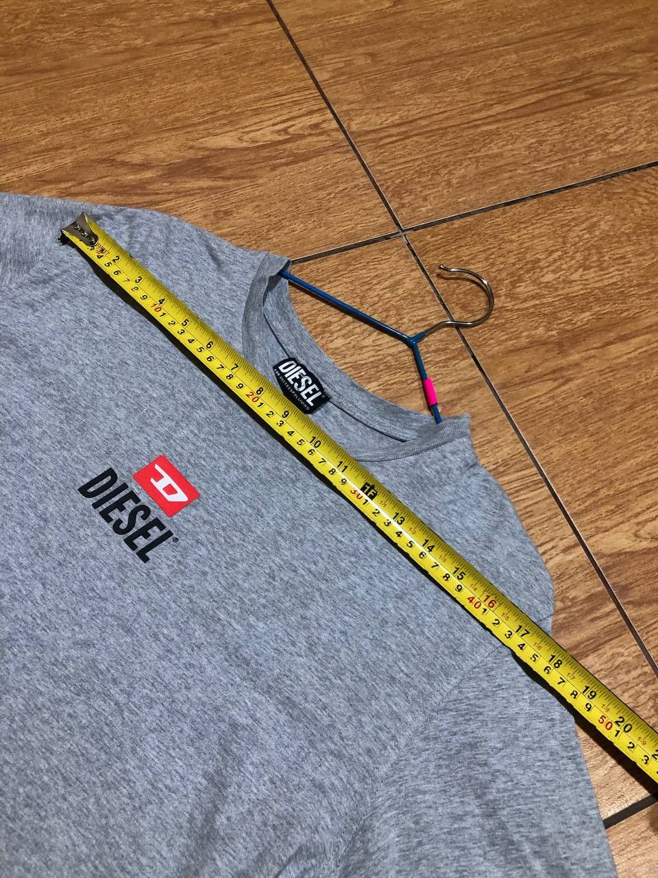 Diesel Gray T-shirt Mini Logo Diesel Vintage Streetwear Size US L / EU 52-54 / 3 - 7 Thumbnail
