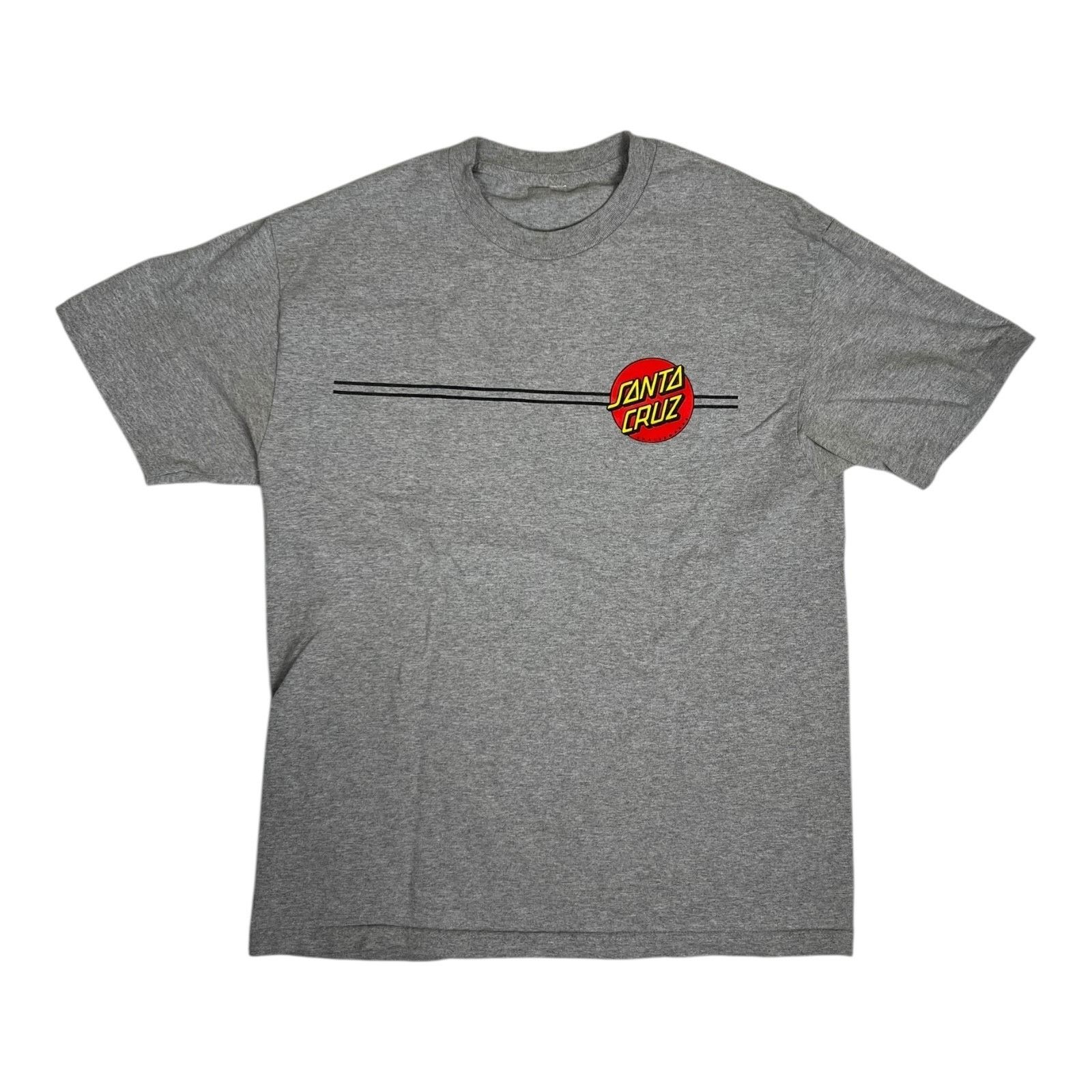 Santa Cruz Skateboards Vintage Santa Cruz Skateboard T-Shirt Size Medium Gray OG Lo Size US M / EU 48-50 / 2 - 1 Thumbnail