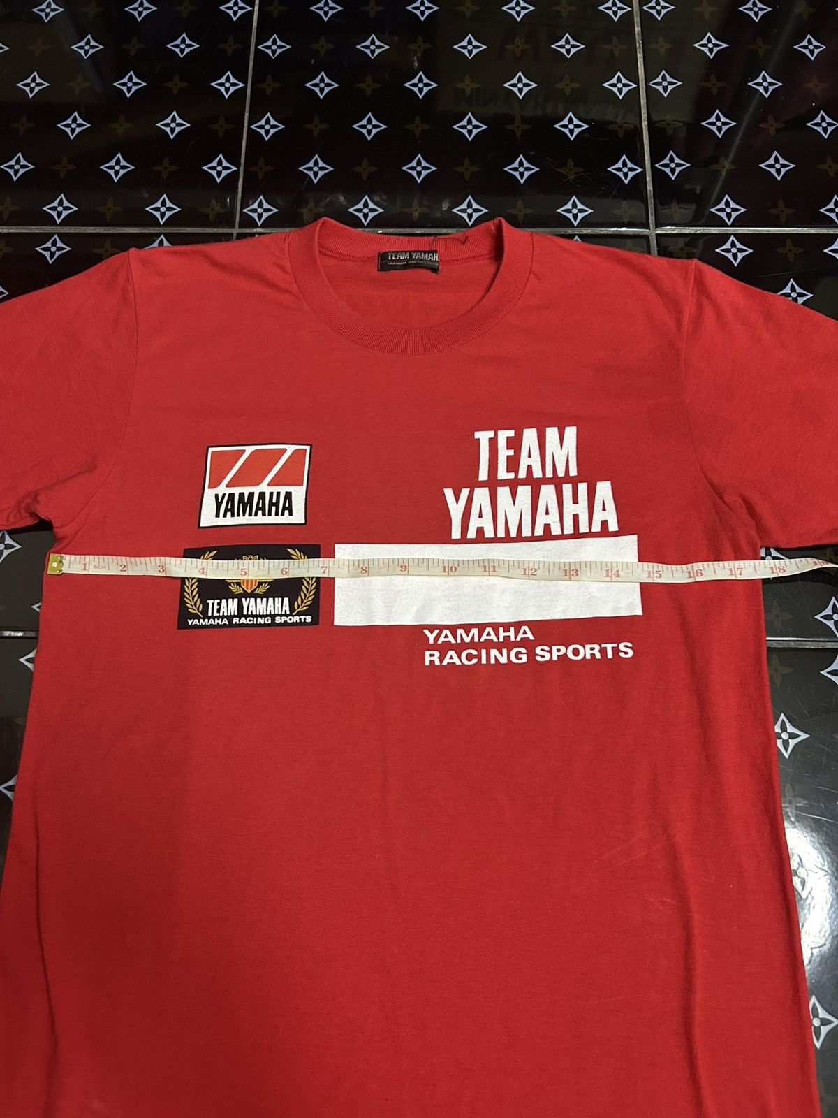 Yamaha Rare Vintage Team Yamaha Racing Sports T-Shirt Made in Japan Size US XXS / EU 40 - 3 Thumbnail