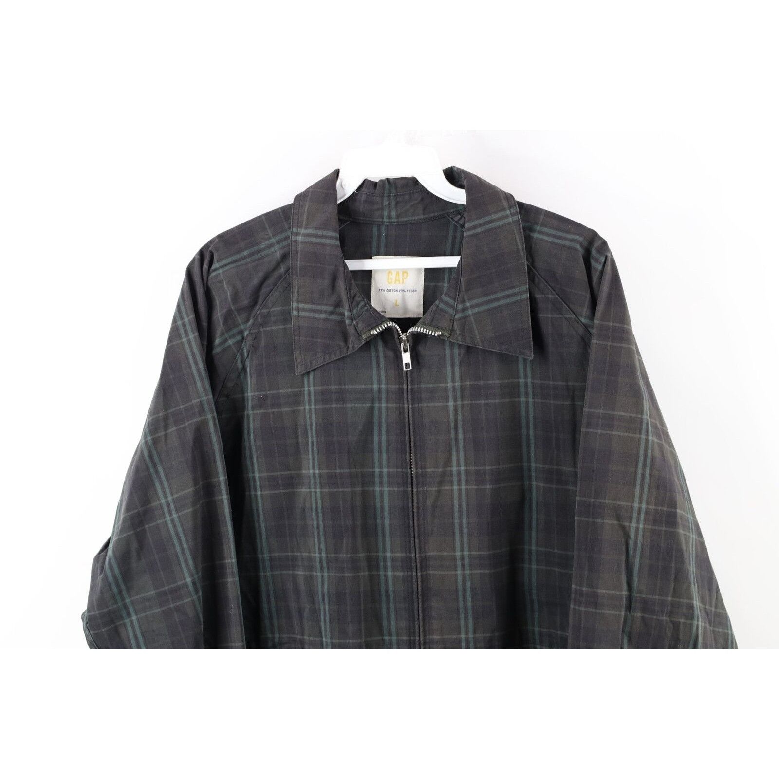 Gap × Vintage Vintage Gap Faded Full Zip Cafe Racer Bomber Jacket Size US L / EU 52-54 / 3 - 2 Thumbnail