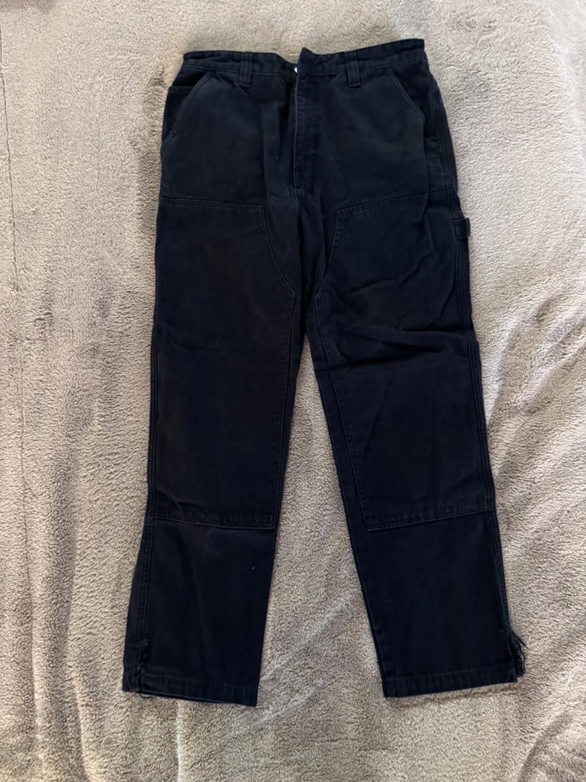 Stussy Stussy Quality Workgear Black Work Pants Size 32 Size US 32 / EU 48 - 3 Thumbnail