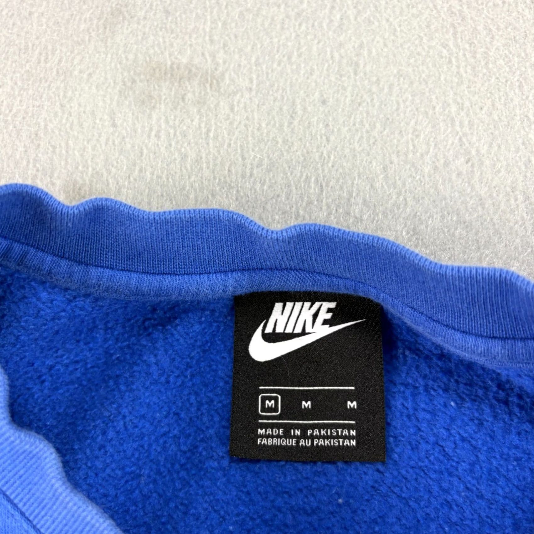 Nike Nike Sportswear Sweatshirt Mens M Blue Just Do It Pullover Graphic Crew Neck Long Sleeve Logo Cotton Blend Regular Shirt Size US M / EU 48-50 / 2 - 3 Thumbnail