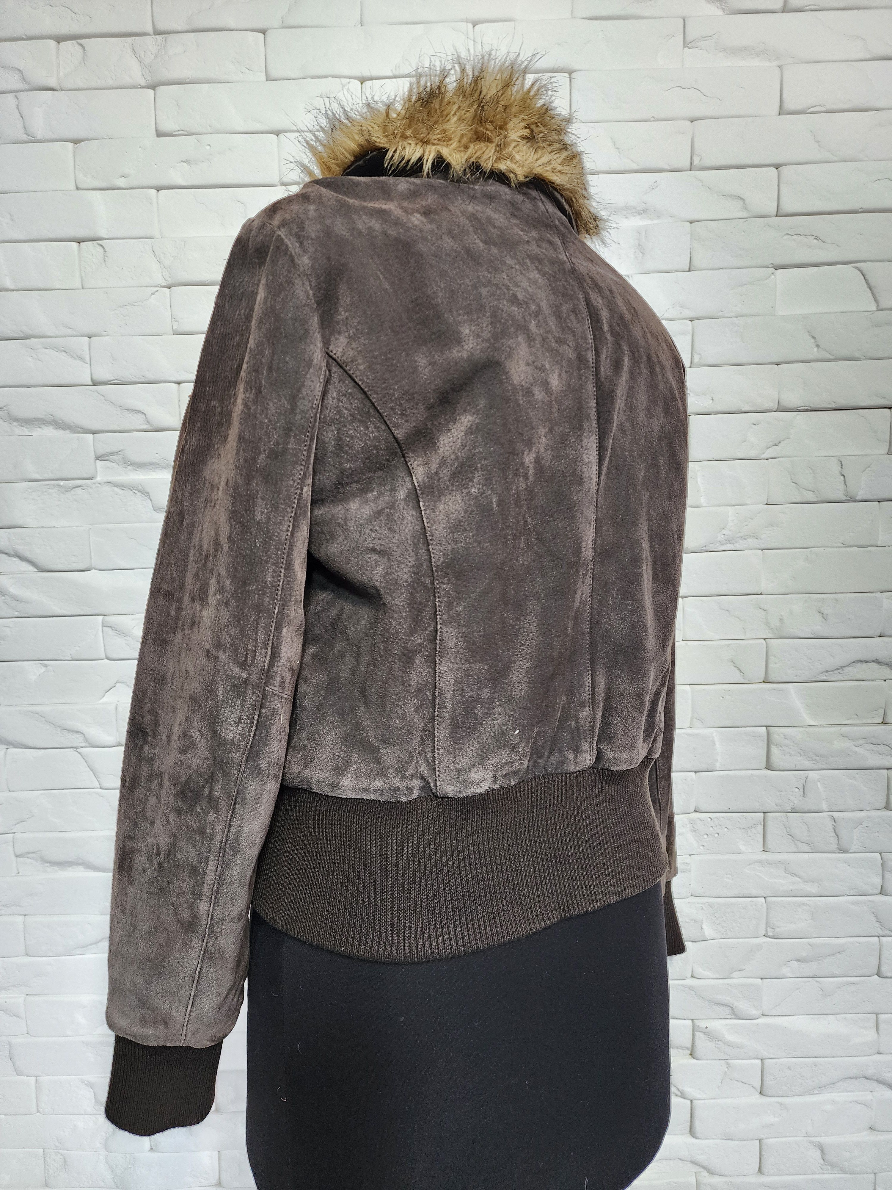 Other Brown Suede Jacket: Women's Classic Bjmber. Size M / US 6-8 / IT 42-44 - 5 Thumbnail