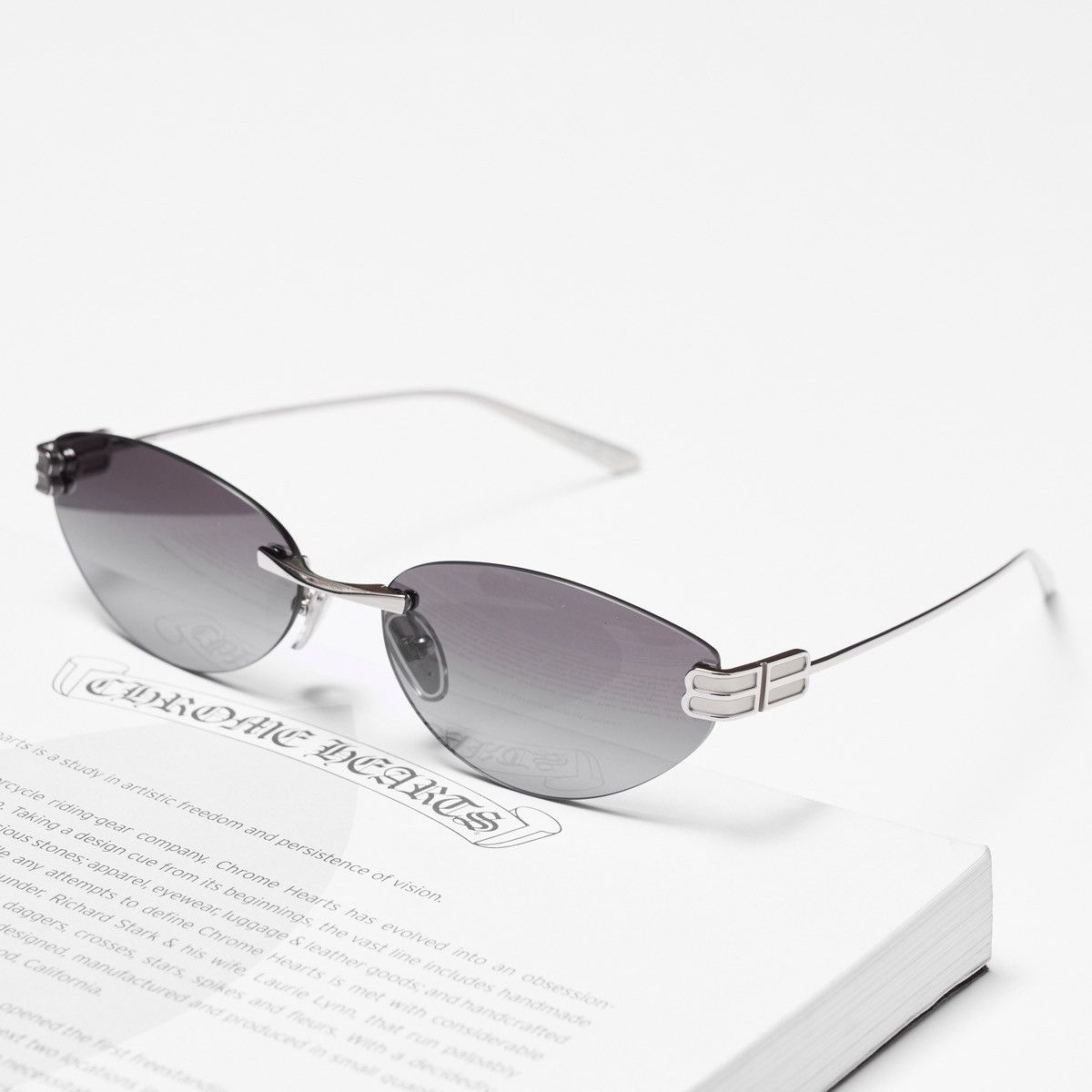 Balenciaga BALENCIAGA BB0486S 002 SUNGLASSES Size ONE SIZE - 2 Thumbnail