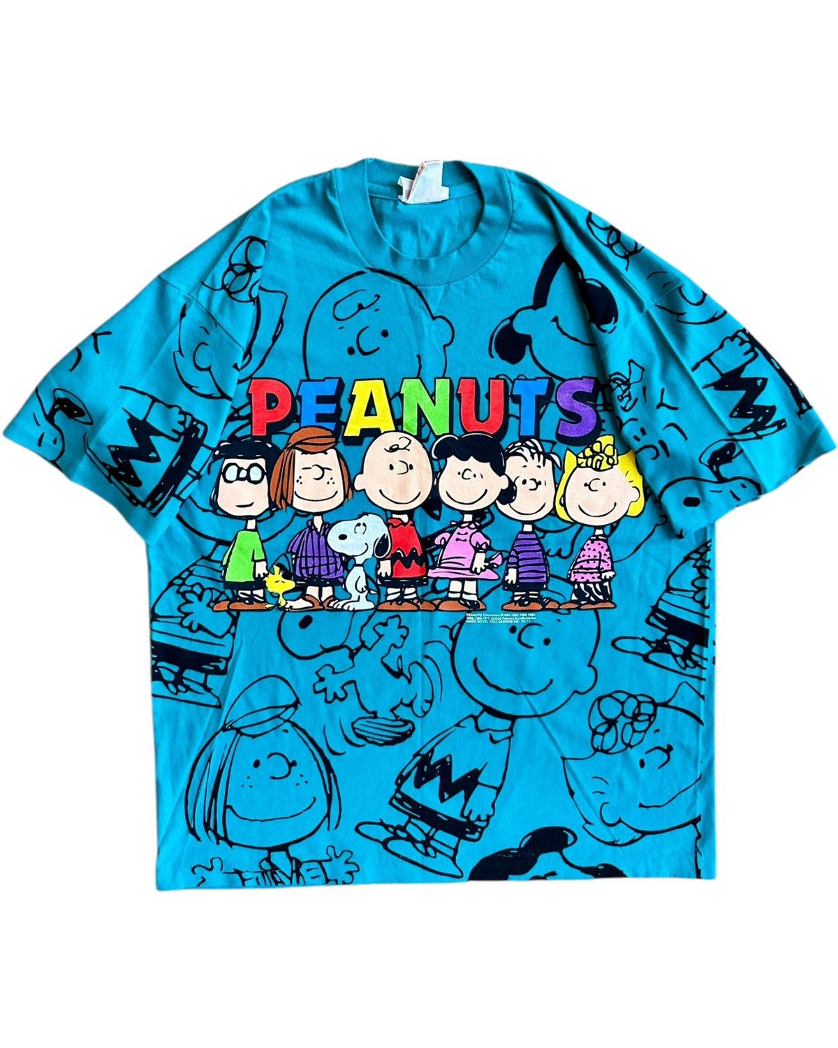 Vintage 1971 Charlie Brown Peanuts Characters Tee Size US XL / EU 56 / 4 - 2 Thumbnail