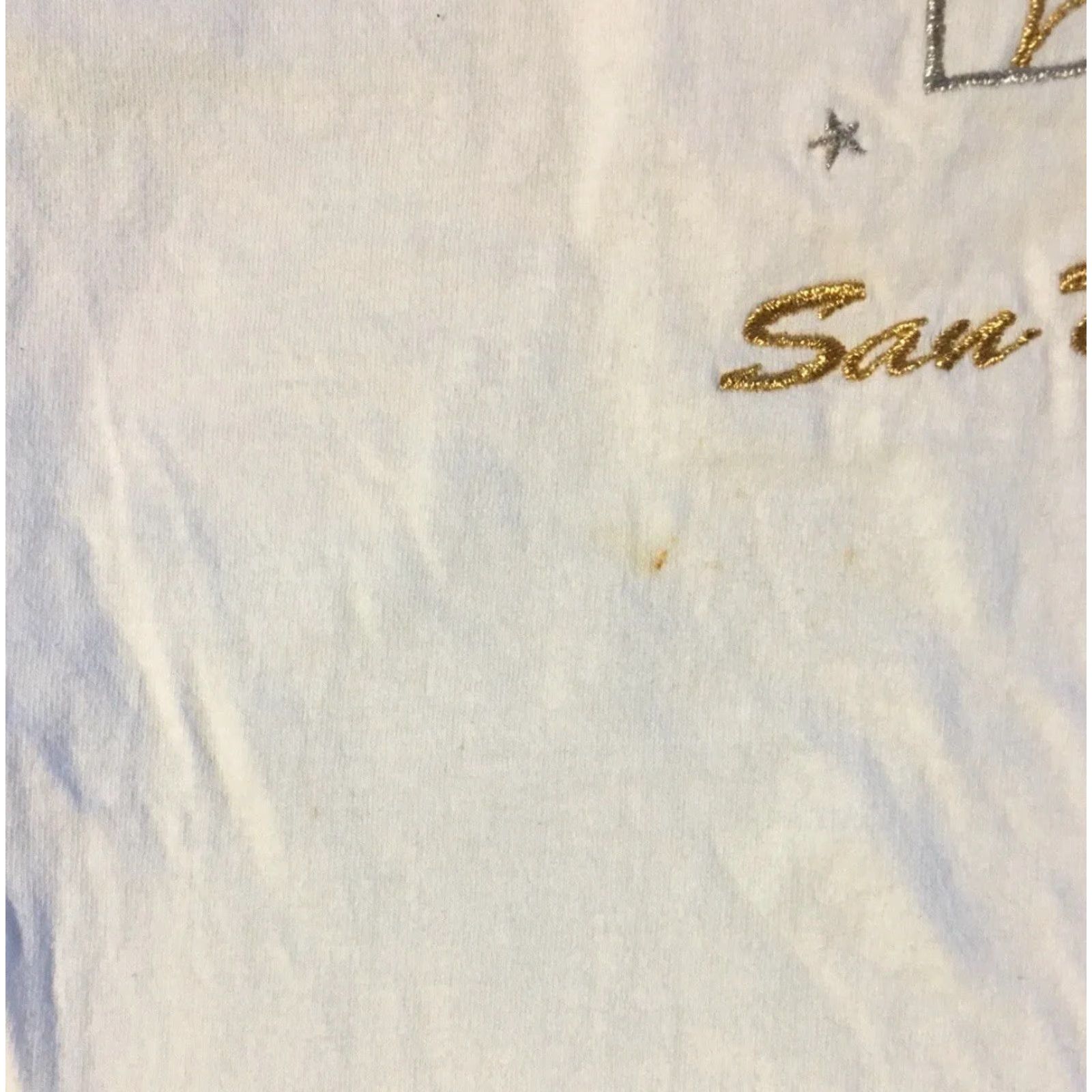 Vintage VINTAGE Sun Moon Solar Eclipse Faded Distressed Shirt L White 90s Grunge 80s USA Men T-Shirt Short Sleeve Single Stitch Size US L / EU 52-54 / 3 - 4 Thumbnail