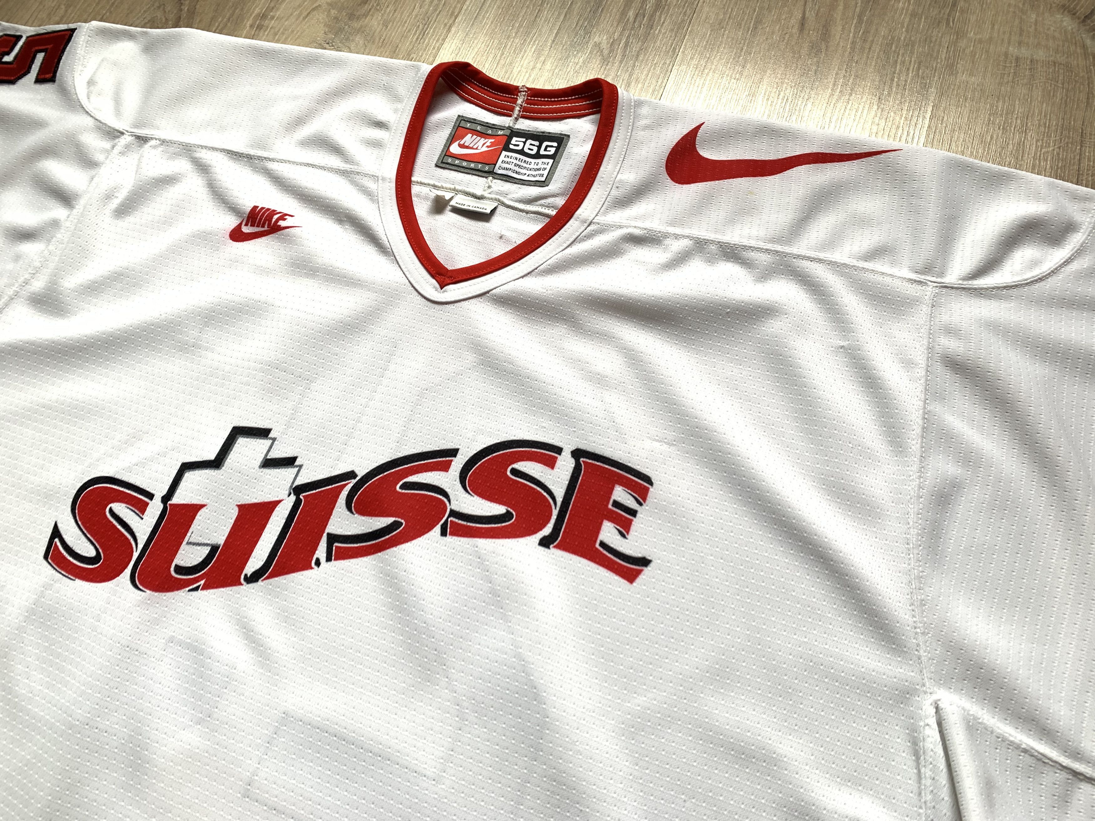 NHL × Nike × Vintage Switzerland Nike Authentic Hockey Jersey Sauter #25 Size US XL / EU 56 / 4 - 2 Thumbnail