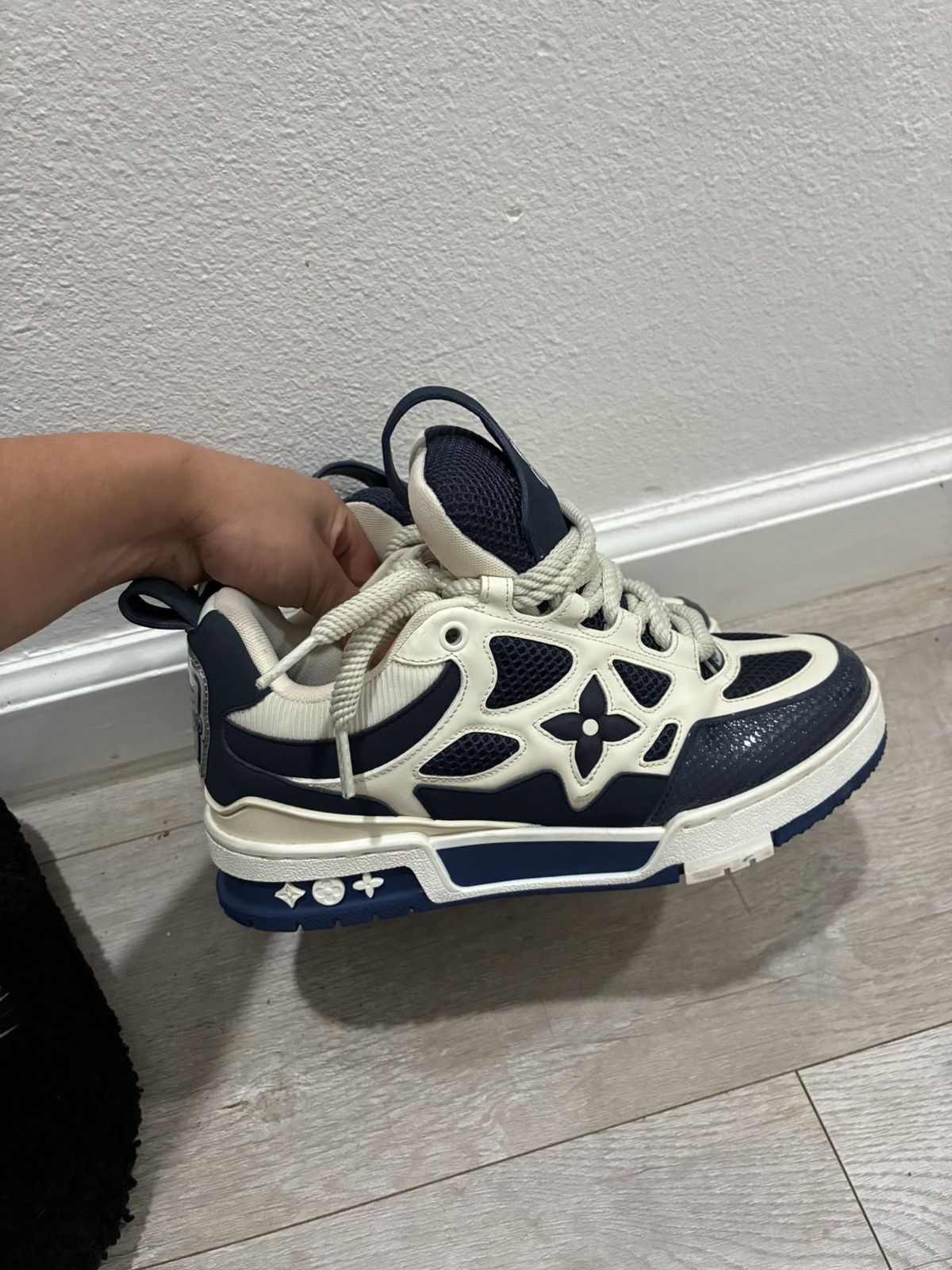 Louis Vuitton Louis Vuitton Skates Navy blue Size US 5.5 / IT 35.5 - 1 Thumbnail