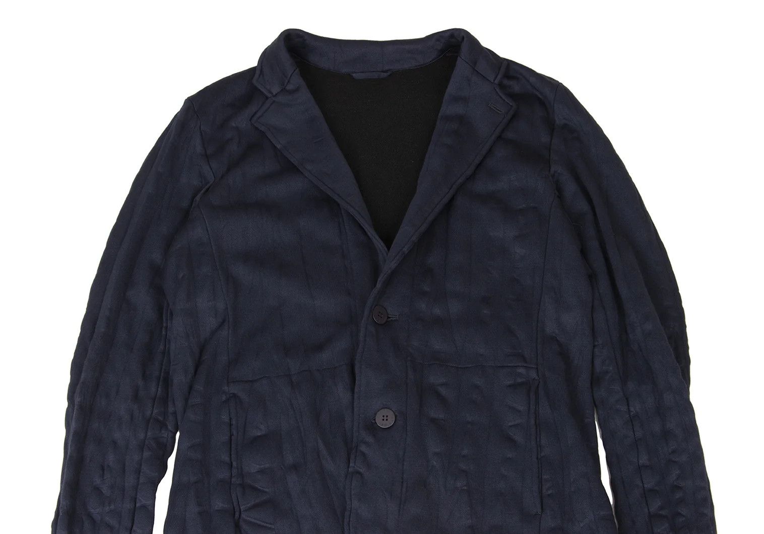 Issey Miyake Cotton-Polyester Tie-Dye Jersey Jacket in Navy Size 3 Size US L / EU 52-54 / 3 - 2 Thumbnail