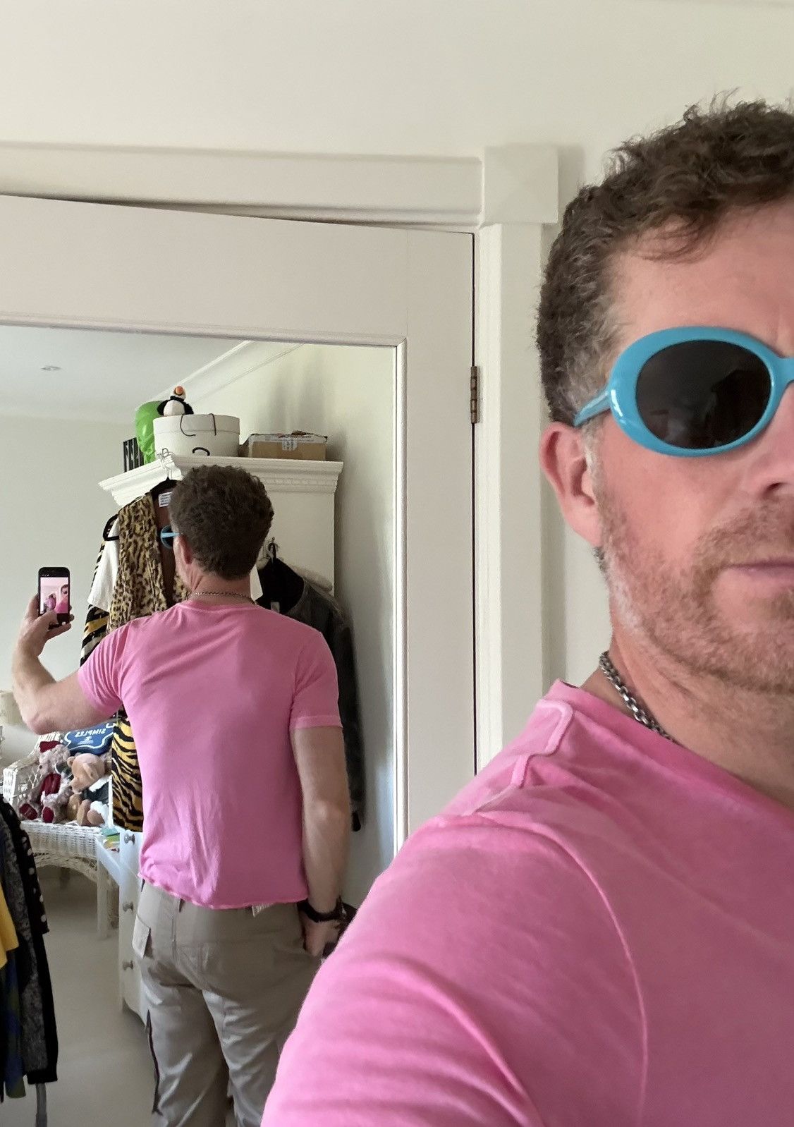 Saint Laurent Paris $550 Saint Laurent Rive Gauche logo t shirt pink M grail Size US M / EU 48-50 / 2 - 5 Thumbnail