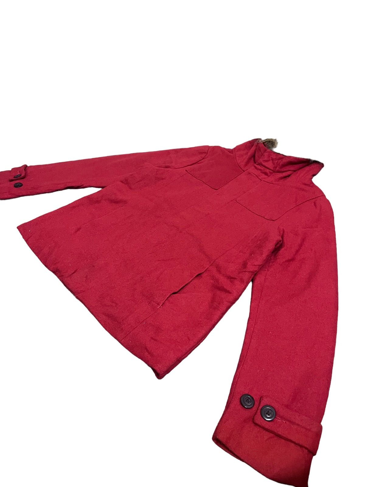 Seditionaries × Vintage Vintage Red Another Side Square Faux fur Style Jacket Size US M / EU 48-50 / 2 - 4 Thumbnail